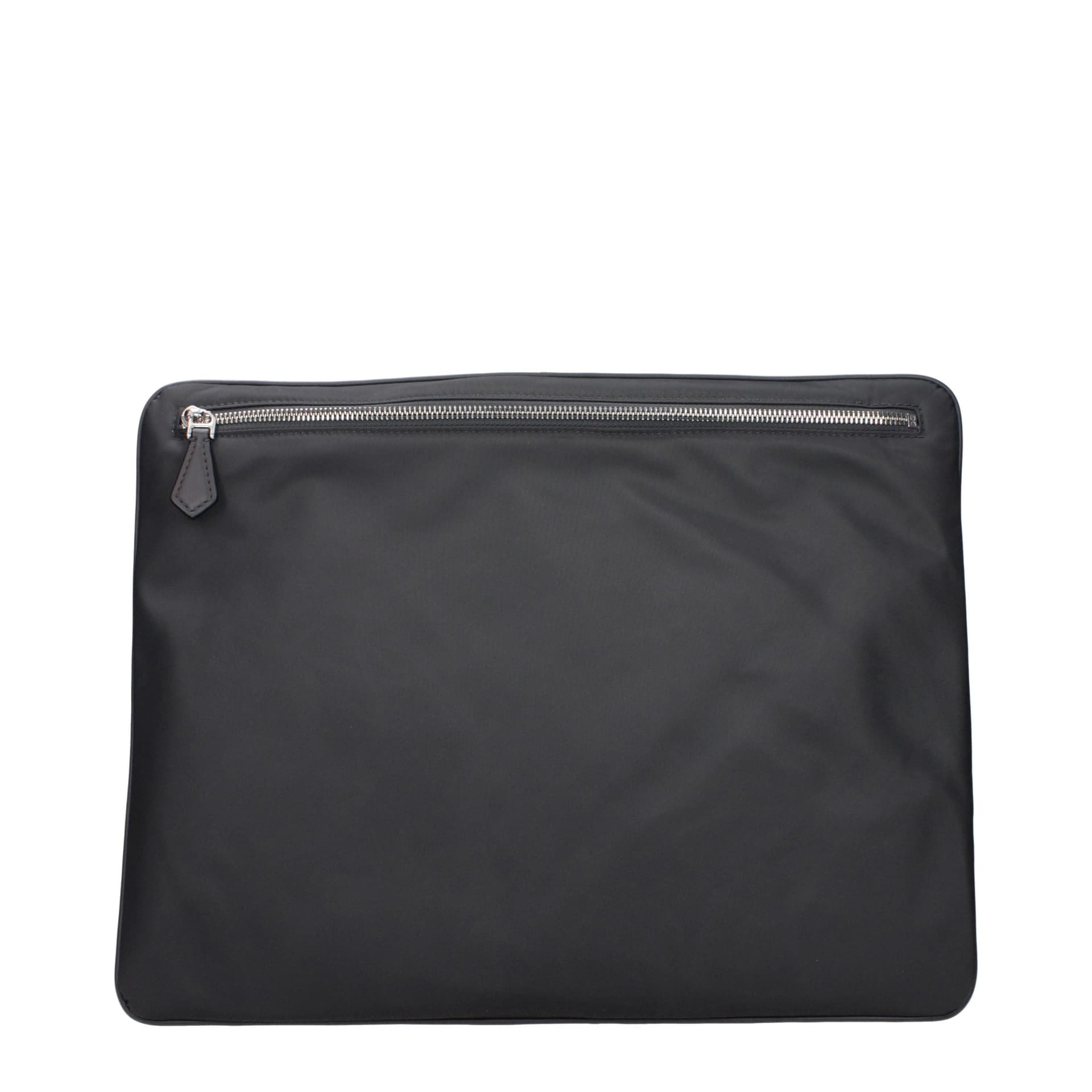 Gray Fabric Clutch Bag - 3
