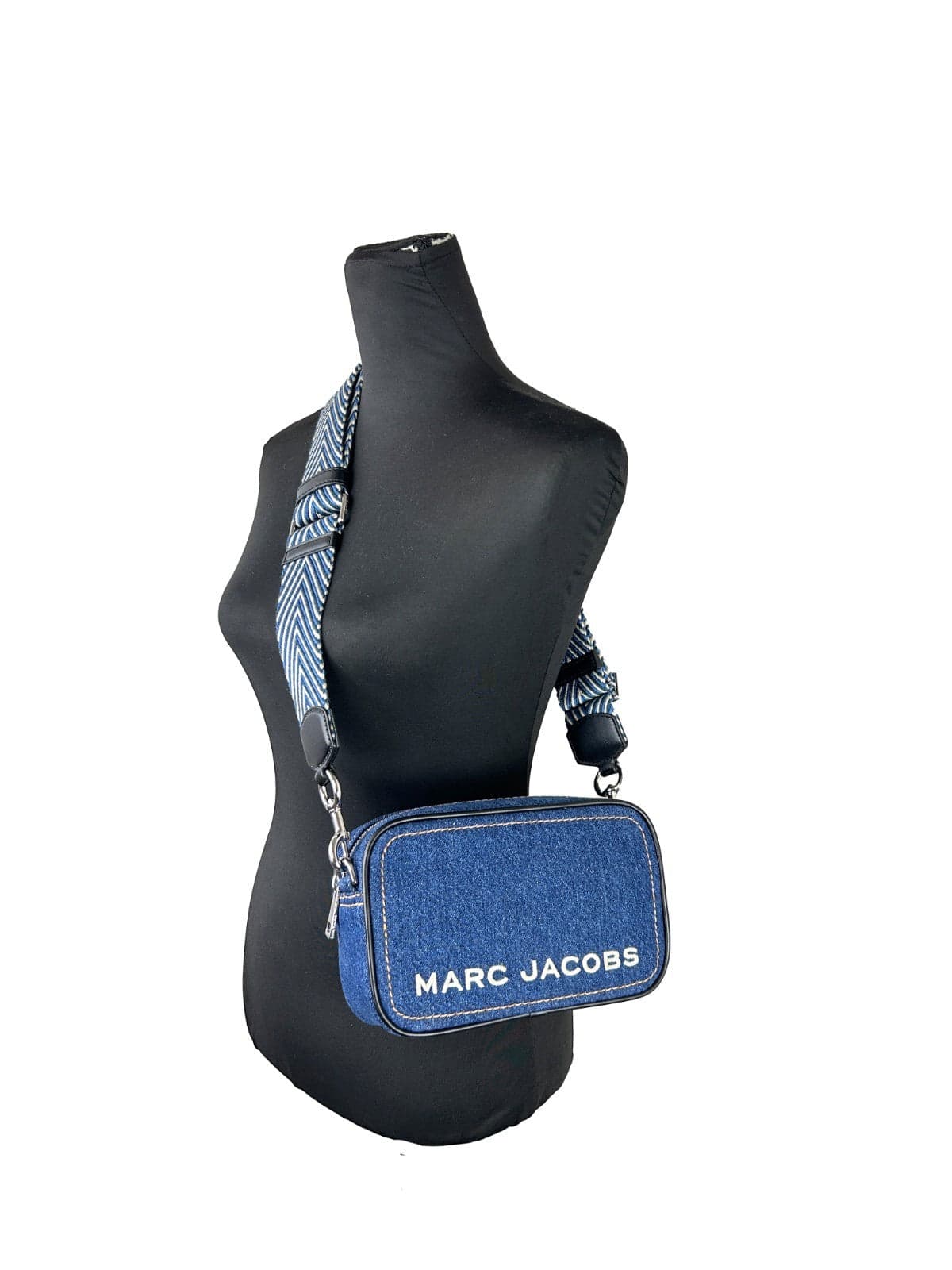 Marc Jacobs Flash Denim Camera Crossbody Bag Purse - 4