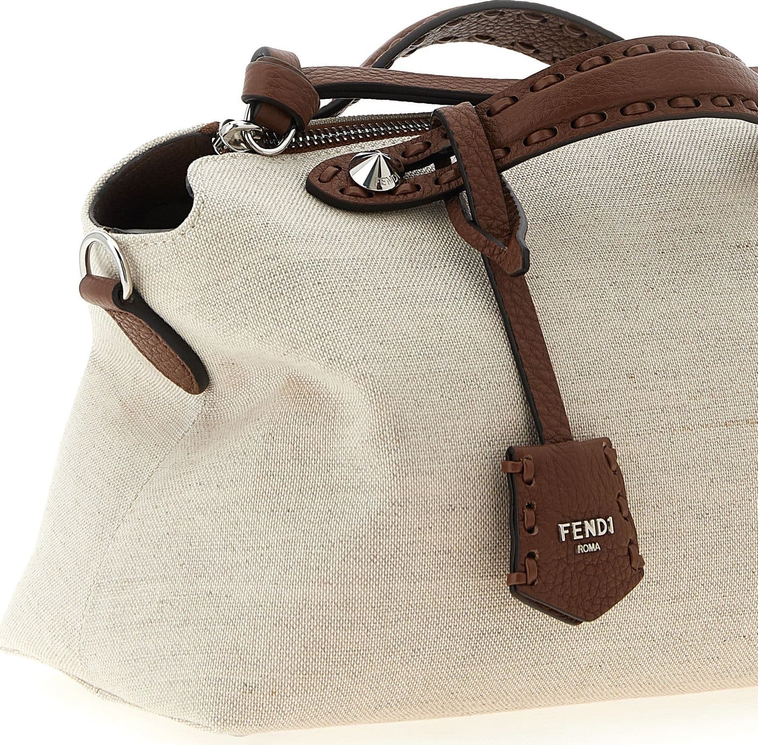 Beige Polyethylene Handbag - 3
