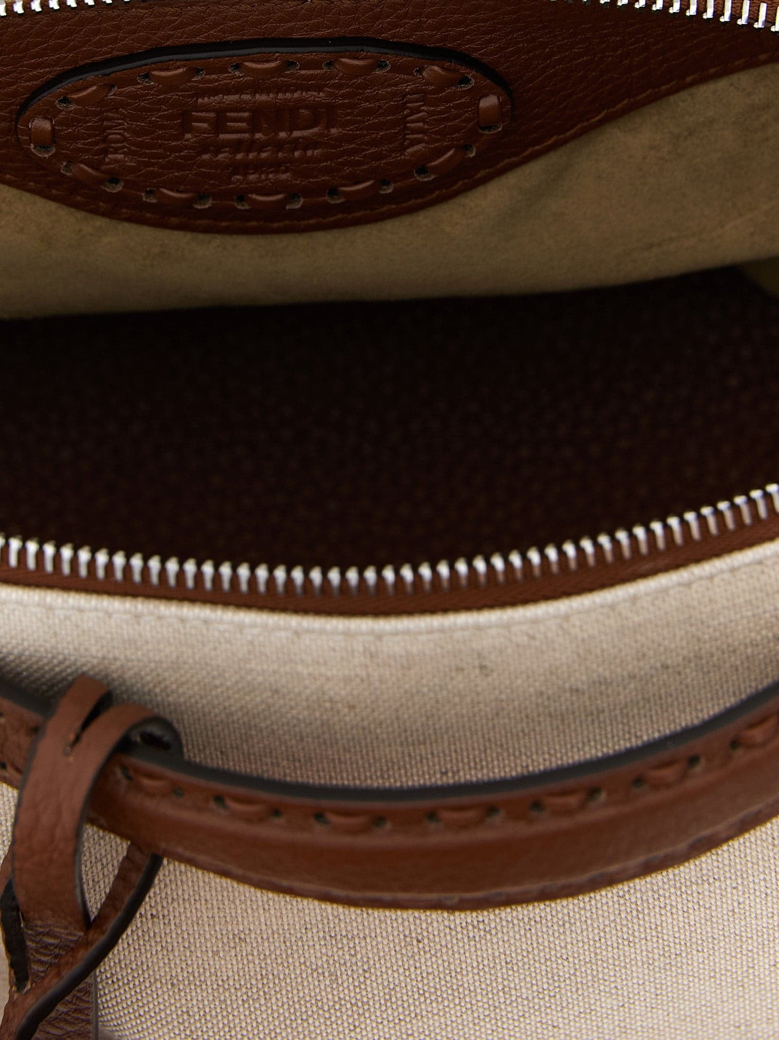 Beige Polyethylene Handbag - 4