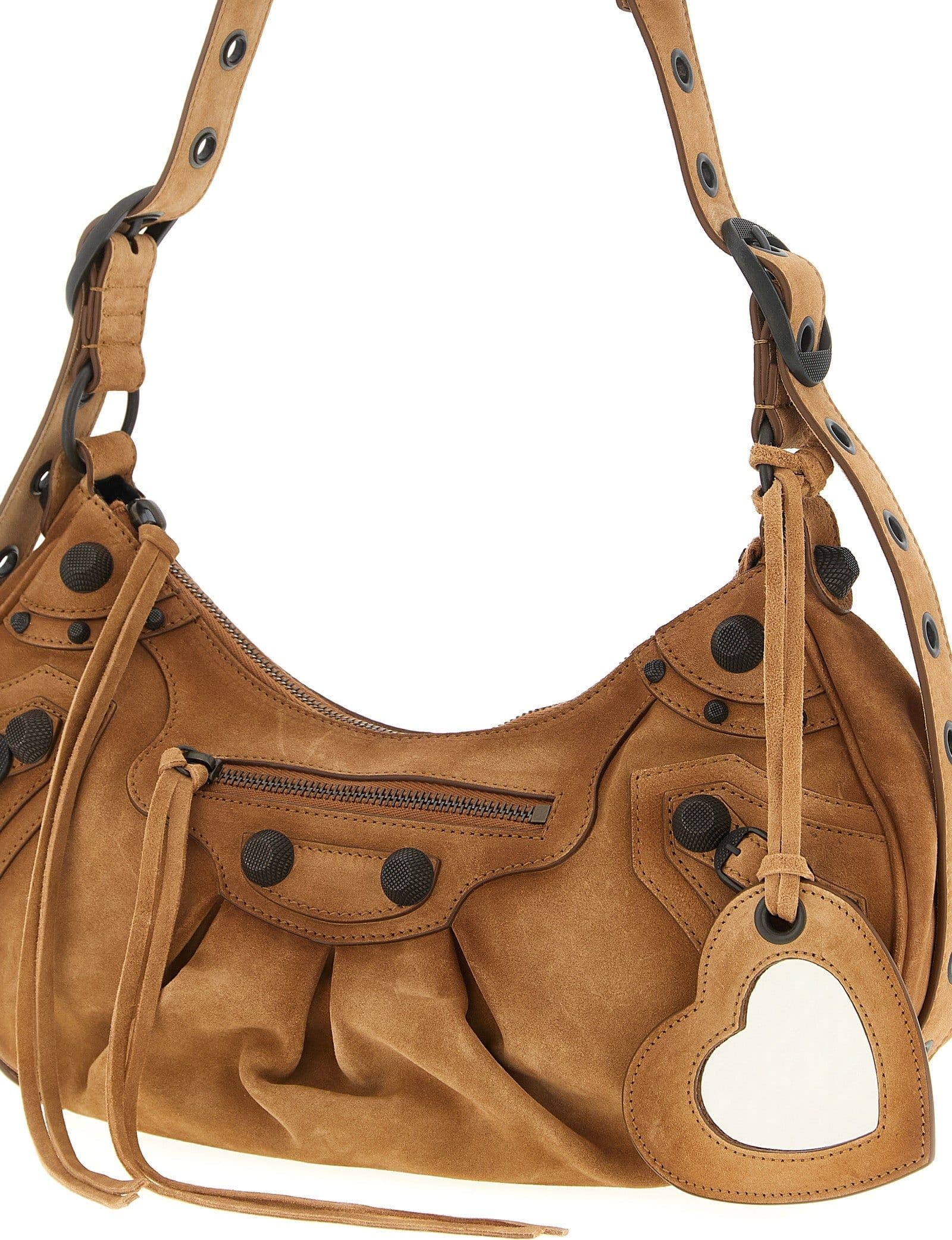 Brown Calfskin Shoulder Bag - 3