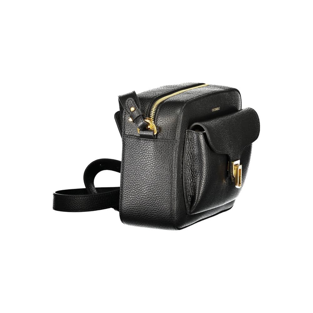 Black Leather Women Bag - 3