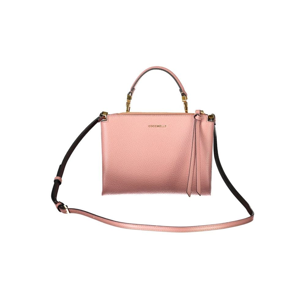 Pink Leather Handbag - 2