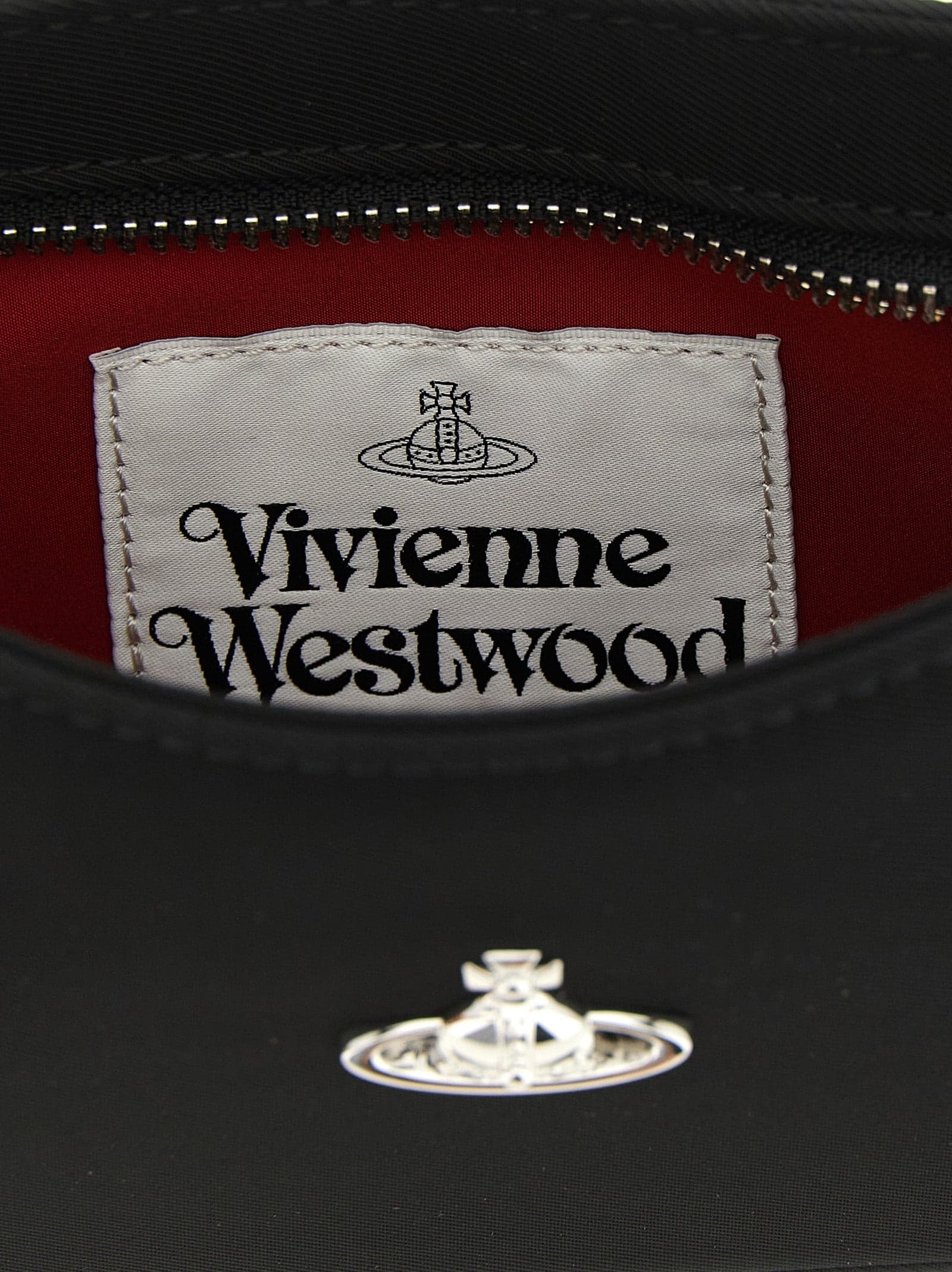 Black Polyester Shoulder Bag - 4