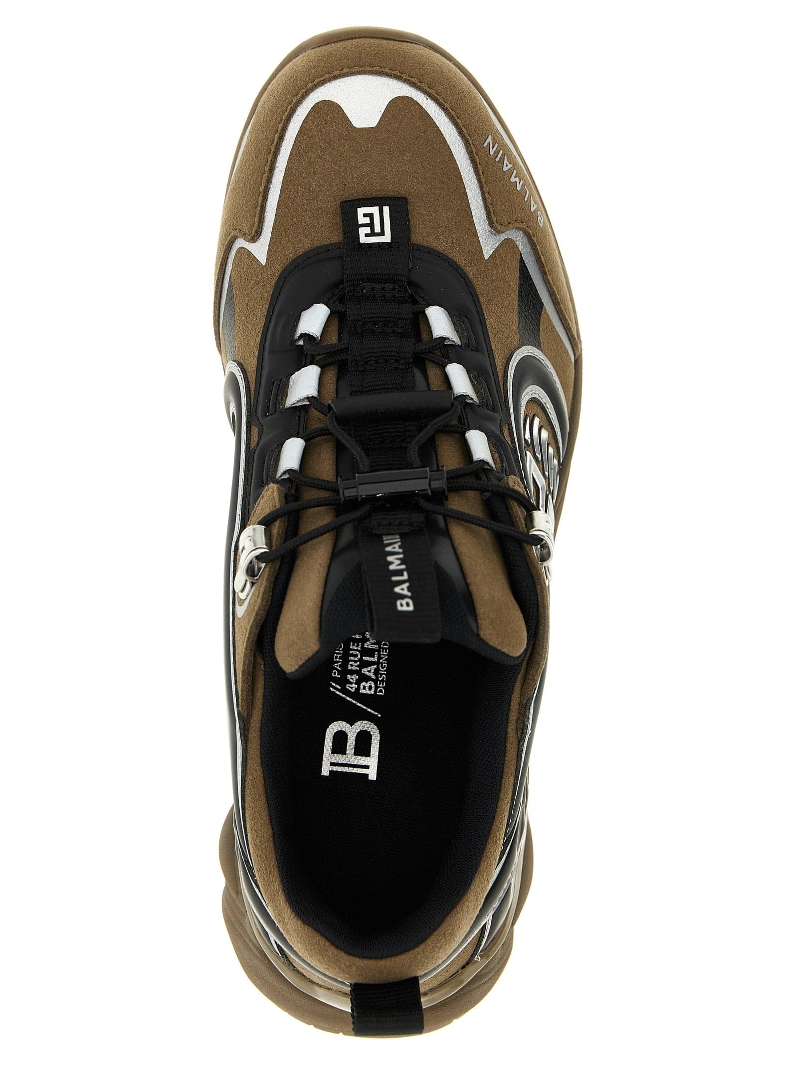 Bicolor Polyethylene Athletic Sneakers - 4