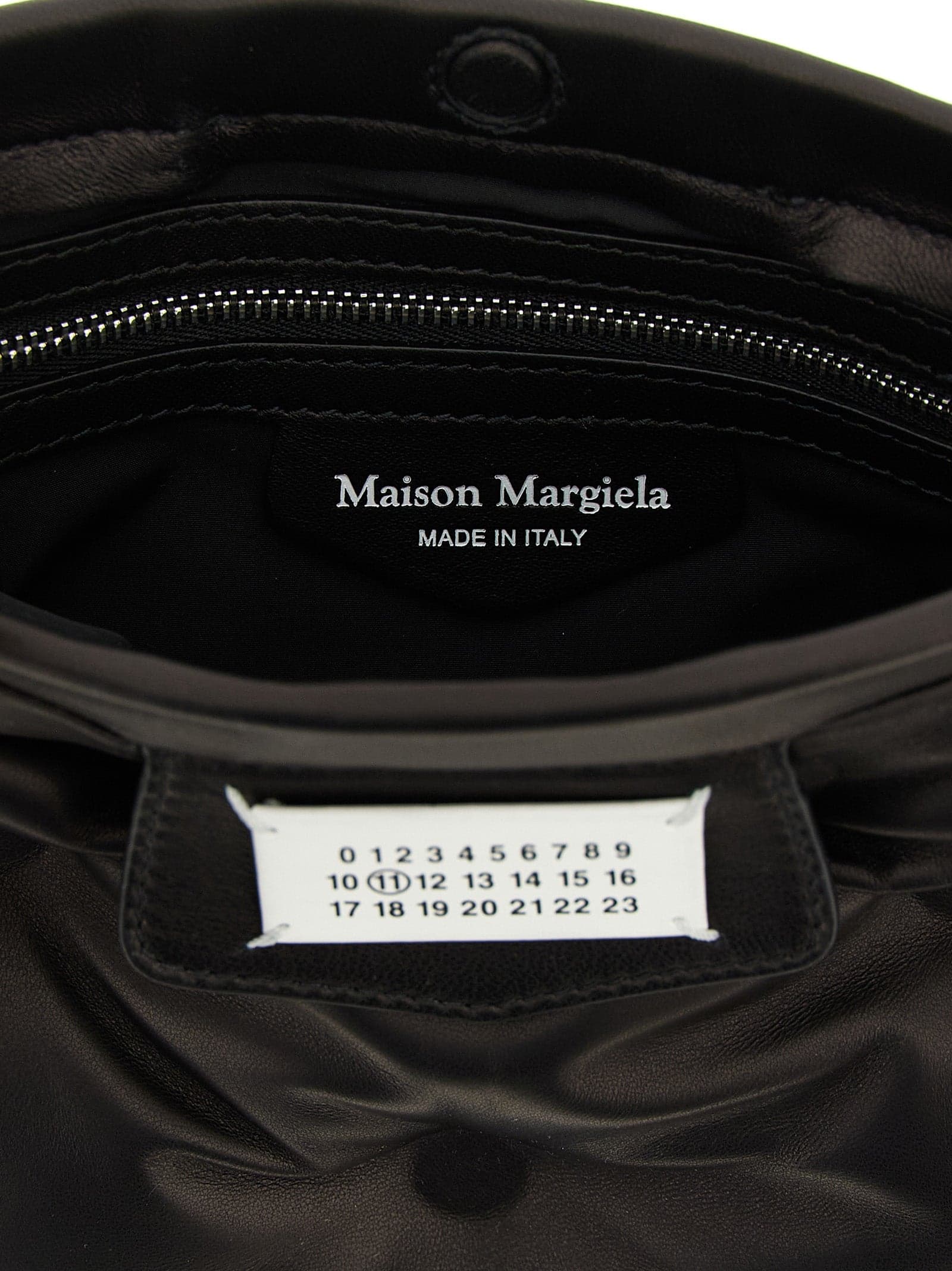 Black Lambskin Crossbody Bag - 4