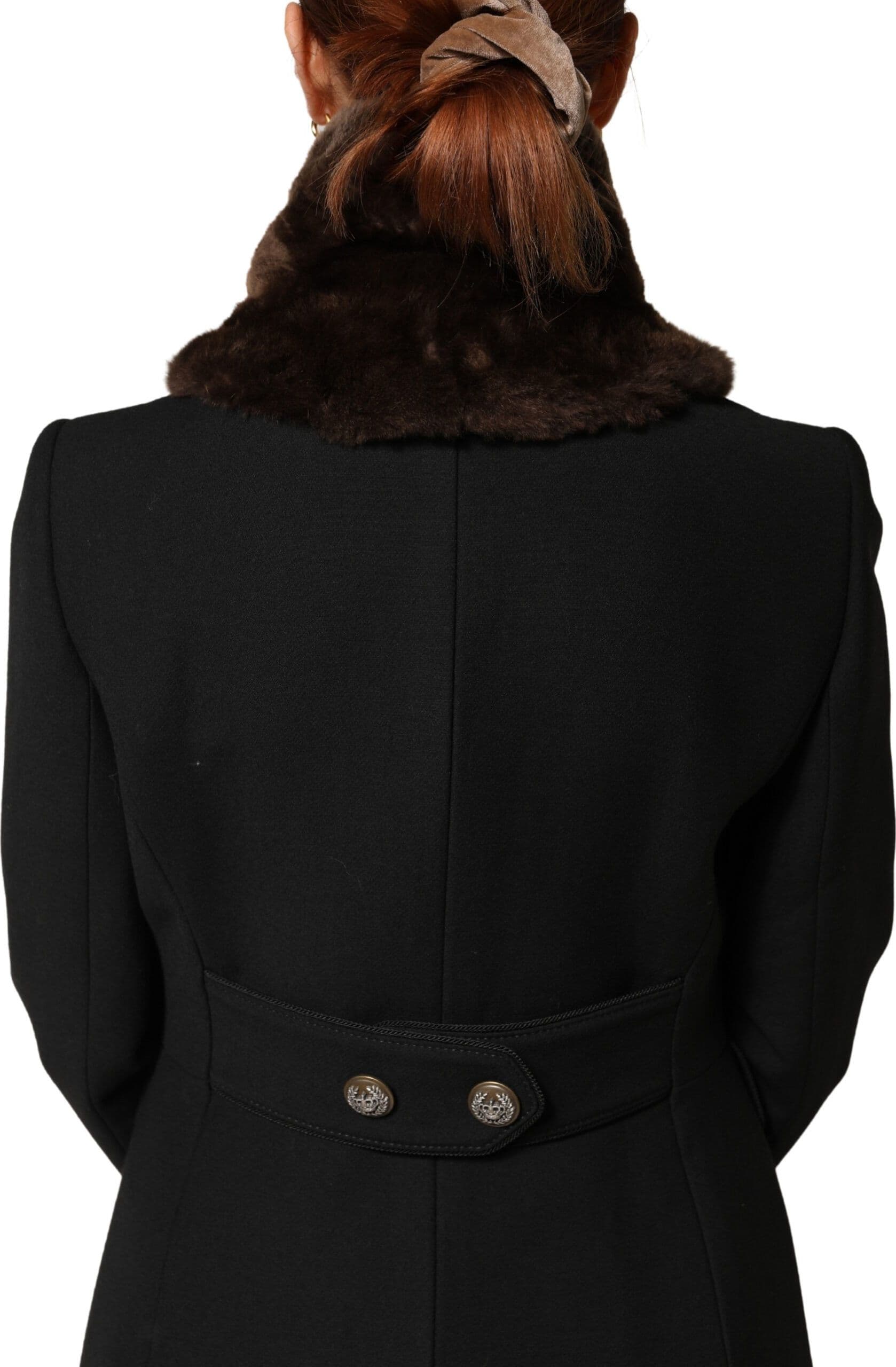 Brown Fur Shoulder Collar Neck Wrap 60cm x 14cm Scarf - 3
