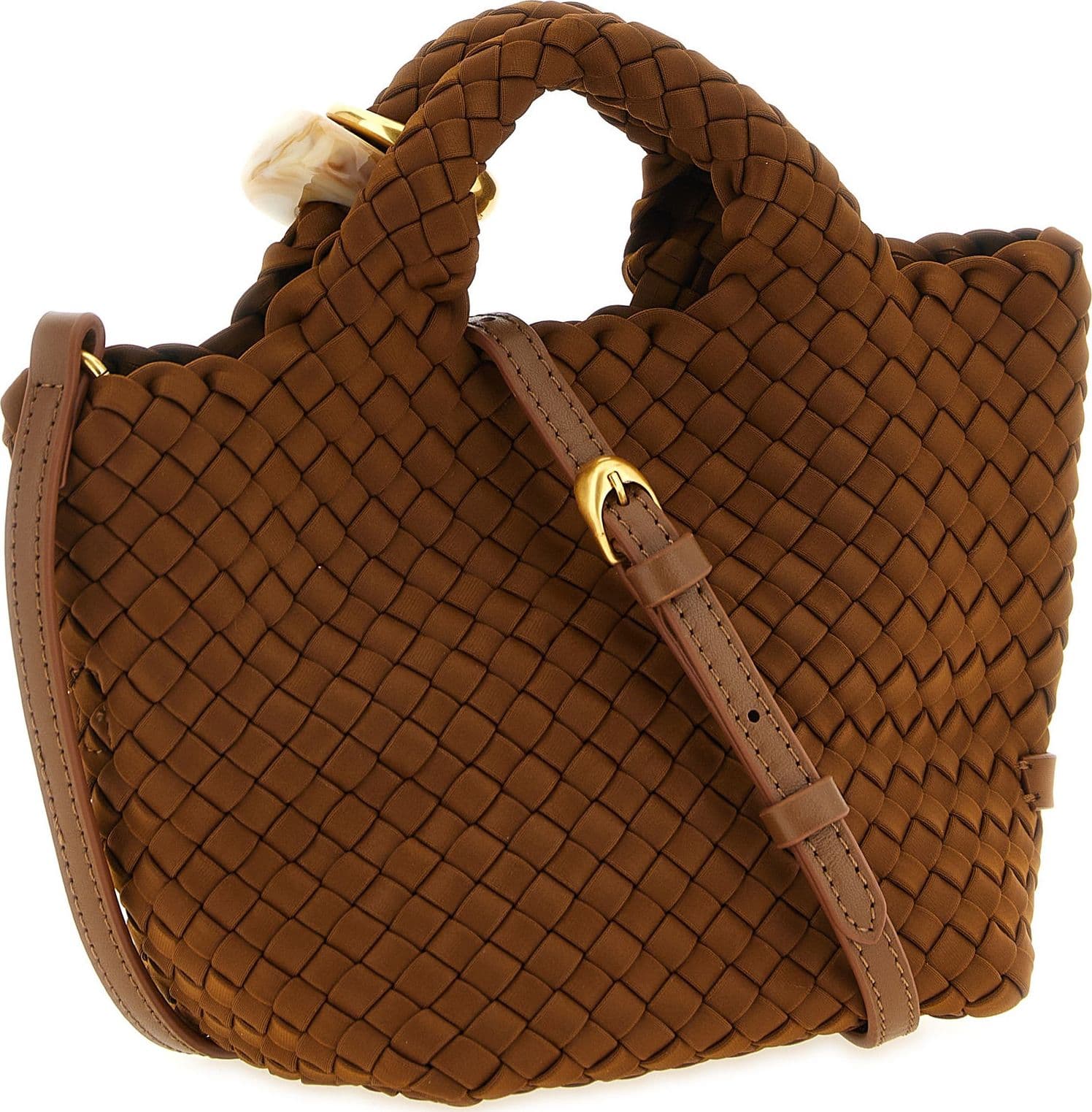 Brown Nylon Handbag - 2