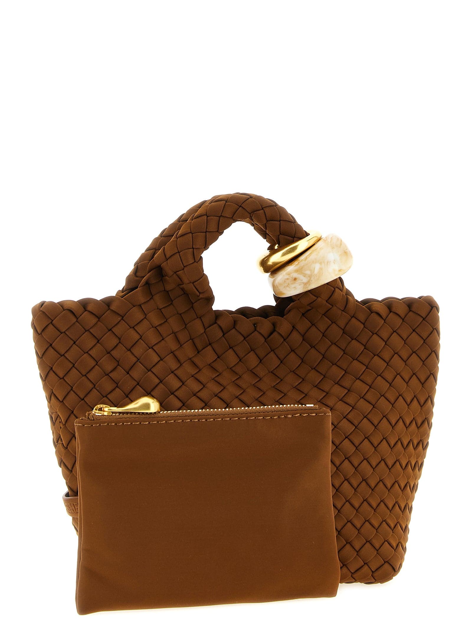 Brown Nylon Handbag - 3
