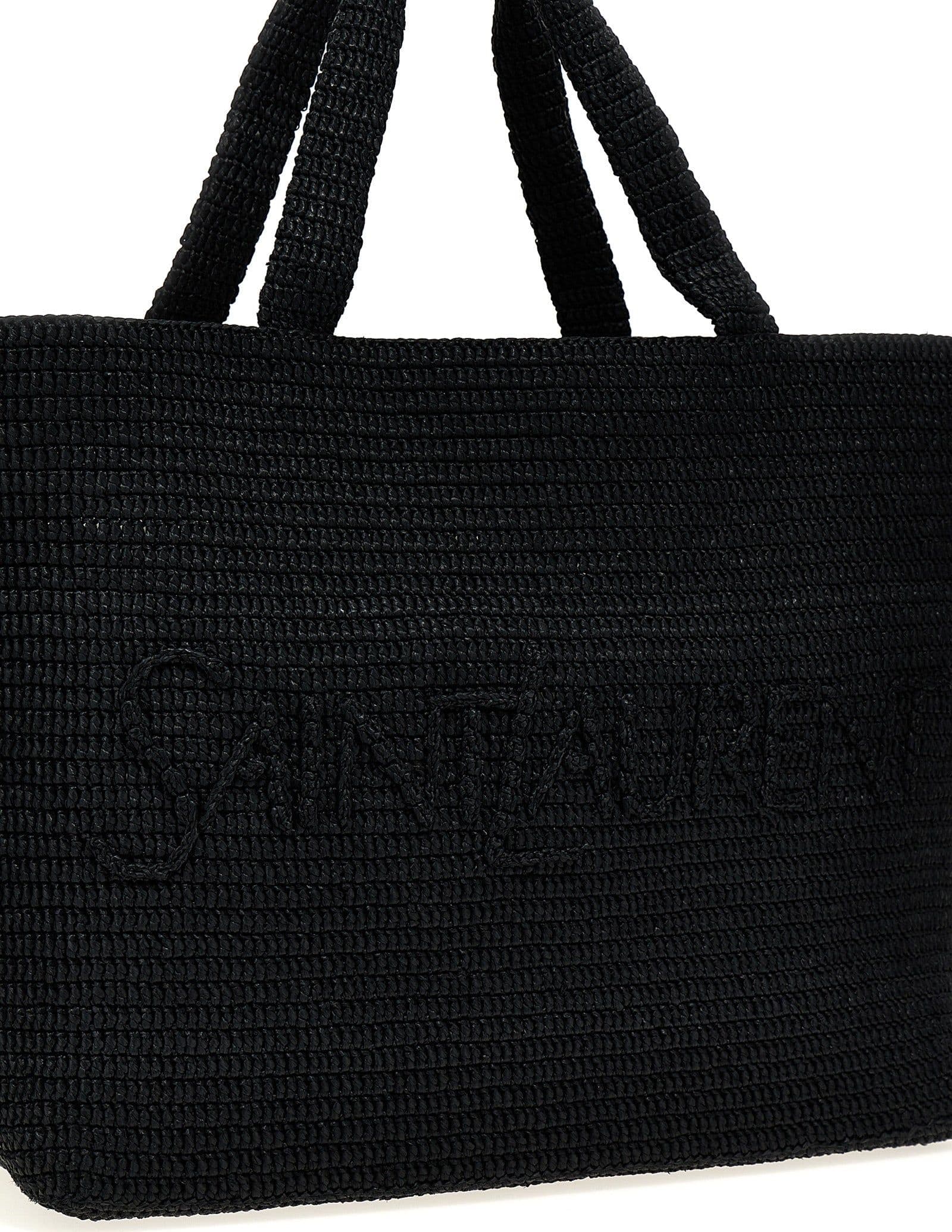 Black Viscose Tote Bag - 3