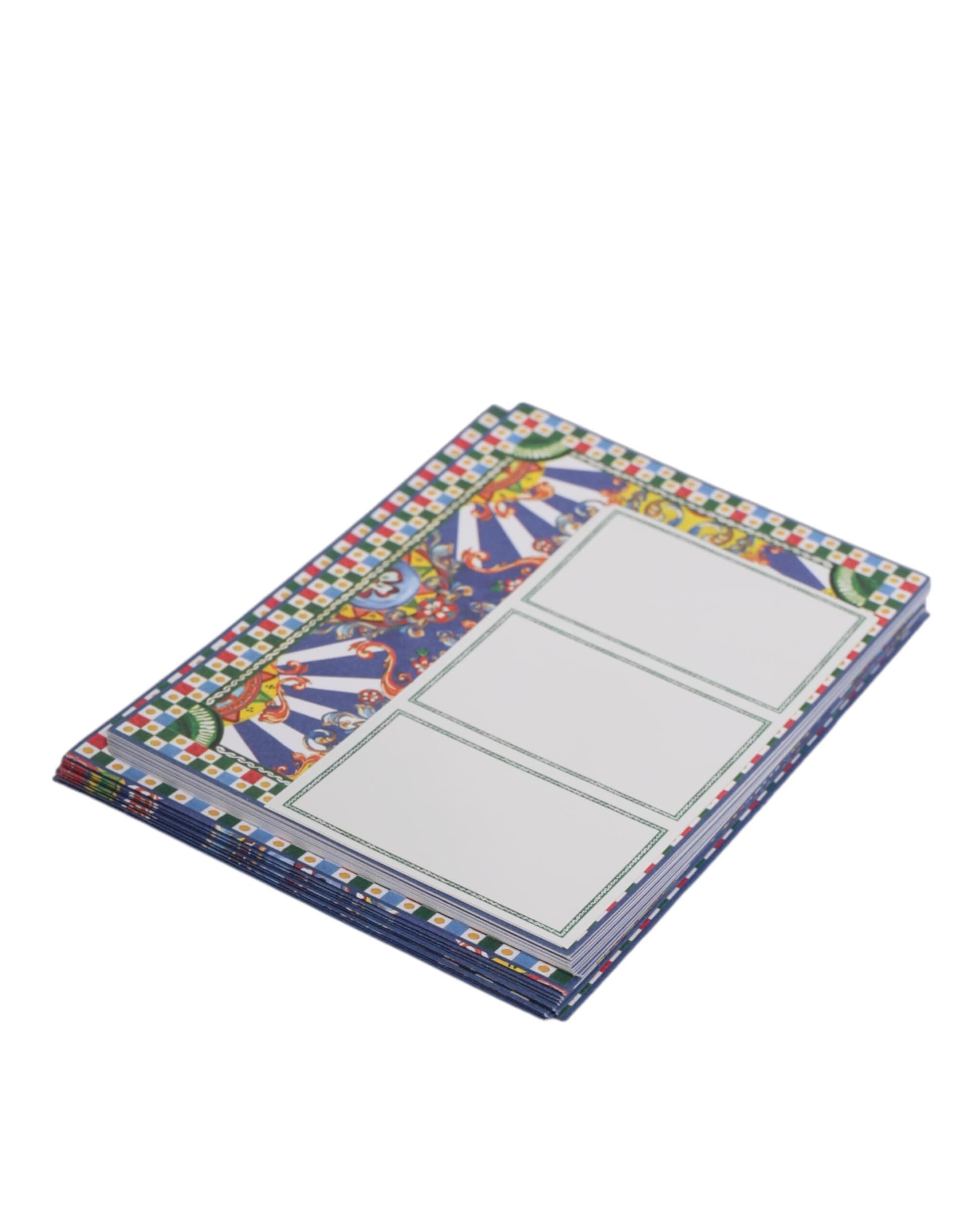 Multicolor Carretto Siciliano Envelope Post Card Holder - 5