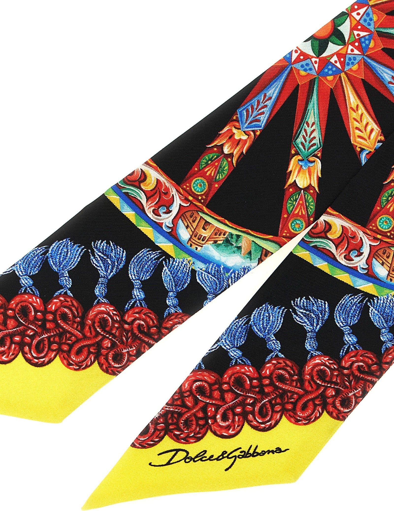 Multicolor Silk Foulard - 3