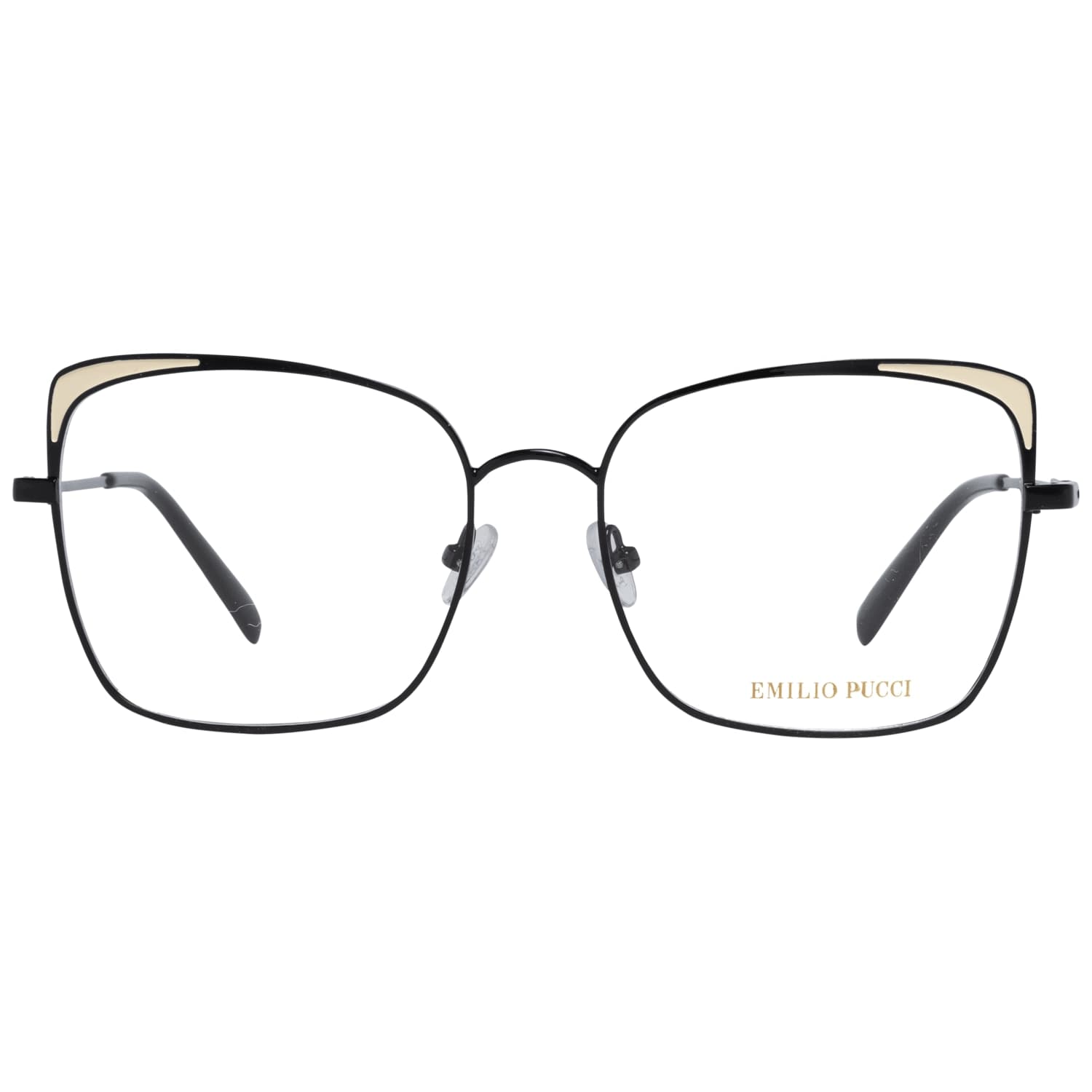 Black Metal Glasses (Frames) - 2