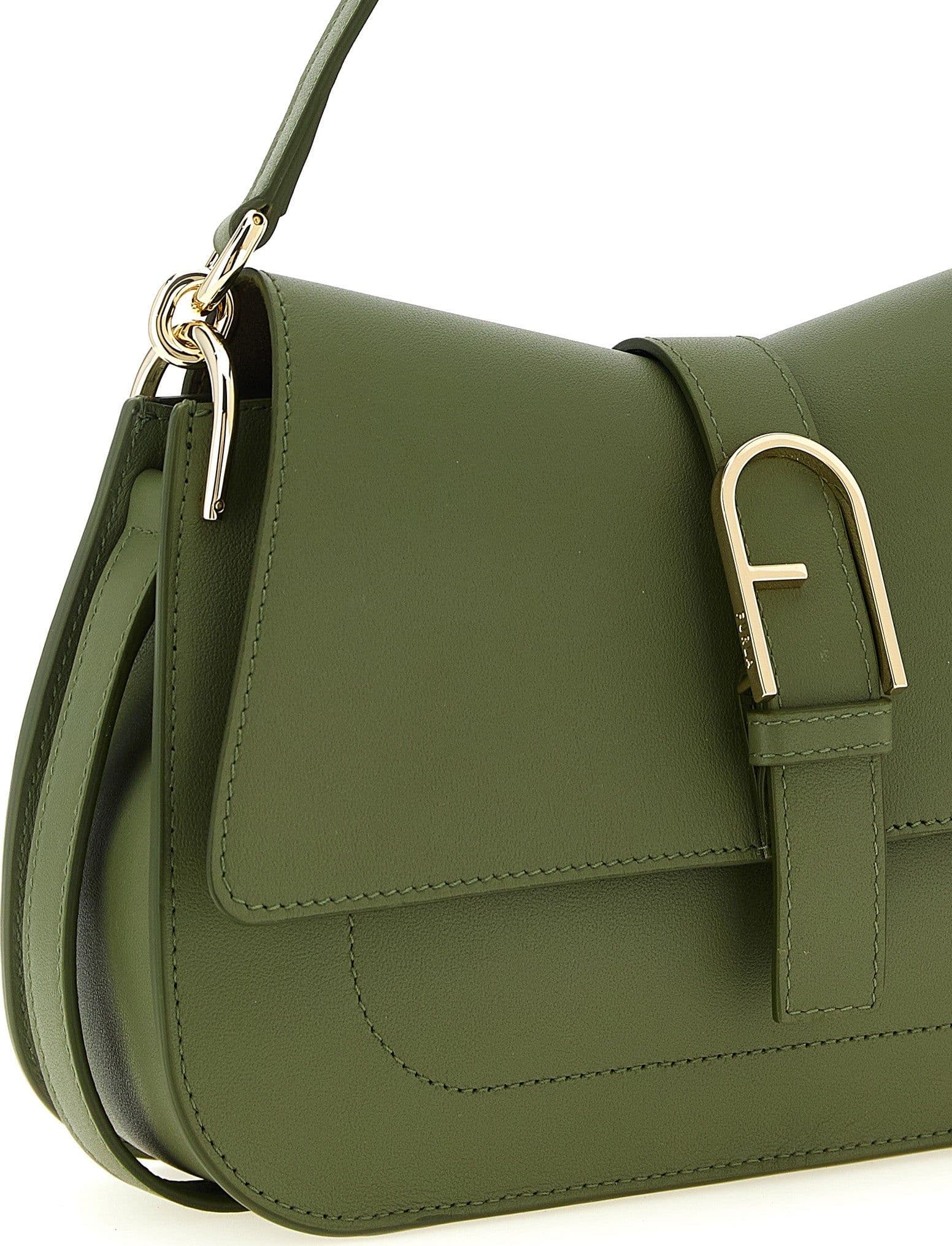 Bicolor Calfskin Shoulder Bag - 3