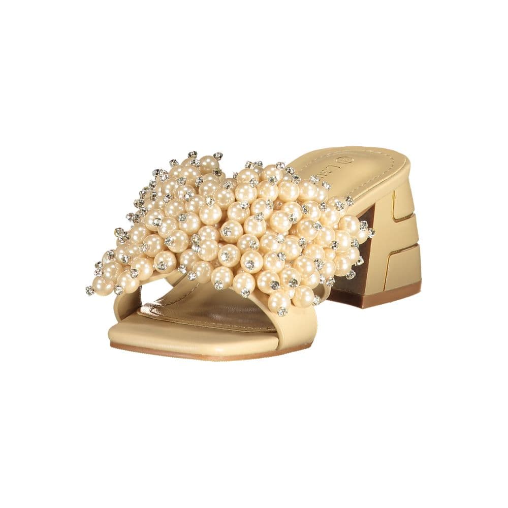 Beige Polyurethane Women's Sandal - 3