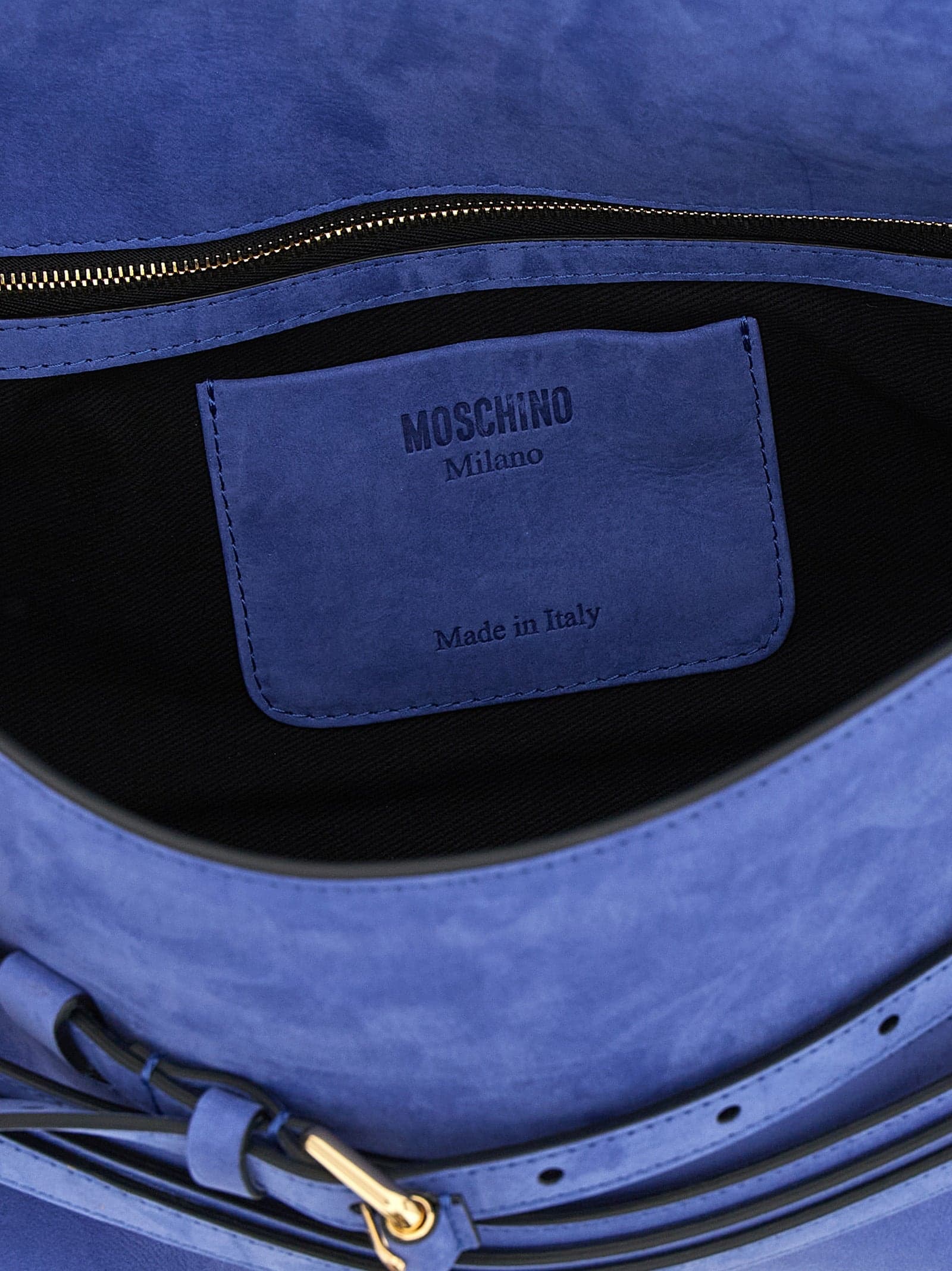 Blue Calfskin Shoulder Bag - 4
