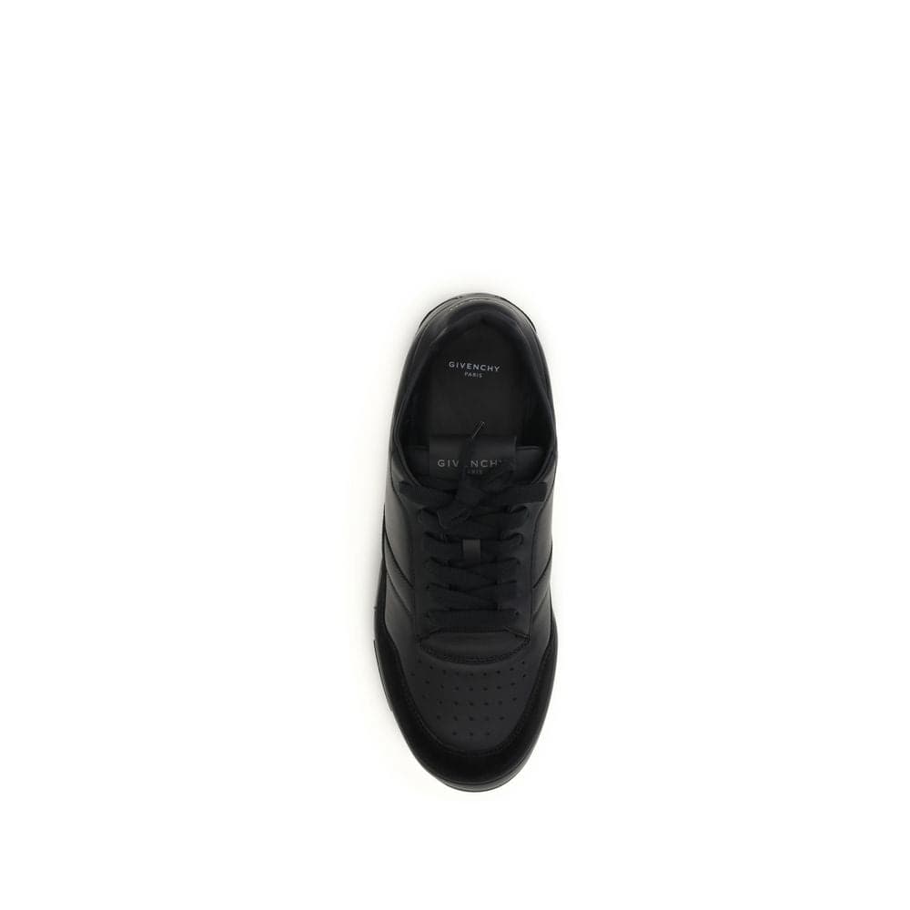 Black Calf Leather Bos Taurus Low Top Sneakers - 4
