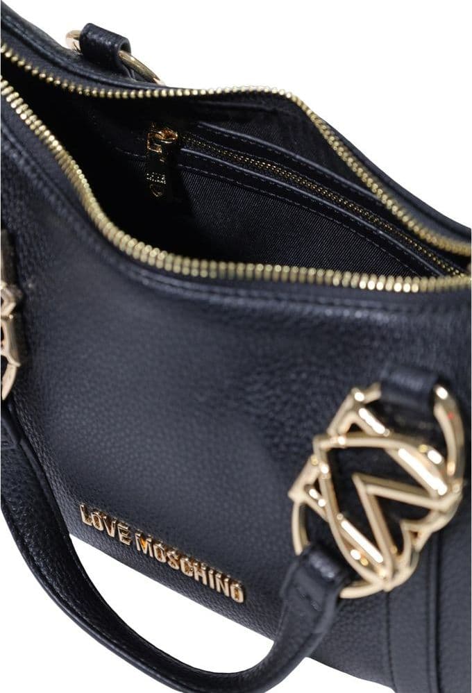 Black Polyethylene Handbag - 5