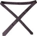 Purple 100% Silk Polka Dot Adjustable Men Tie - 3