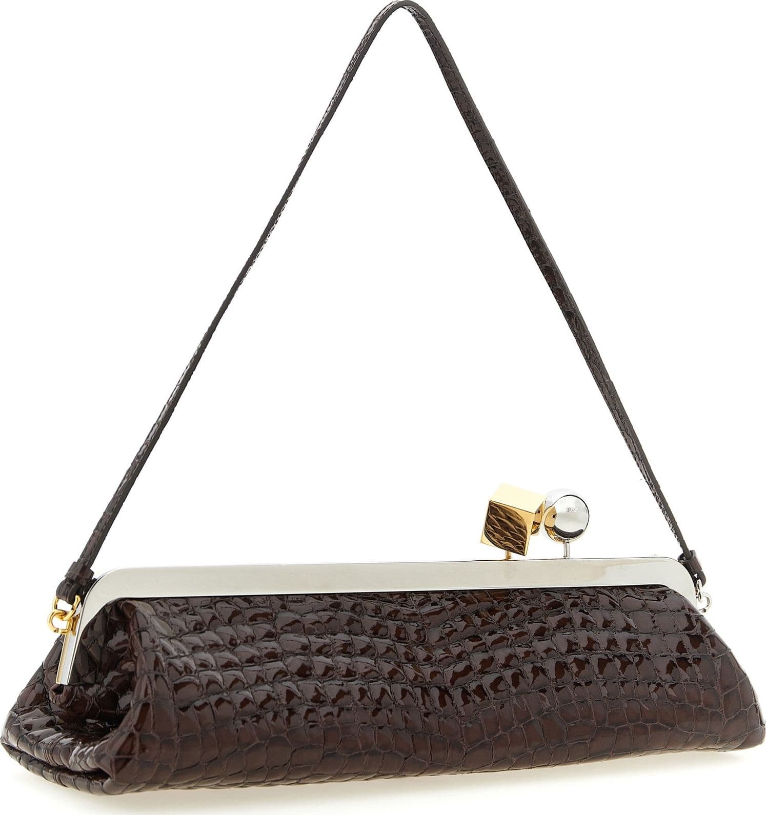 Brown Goatskin Clutch Bag - 2