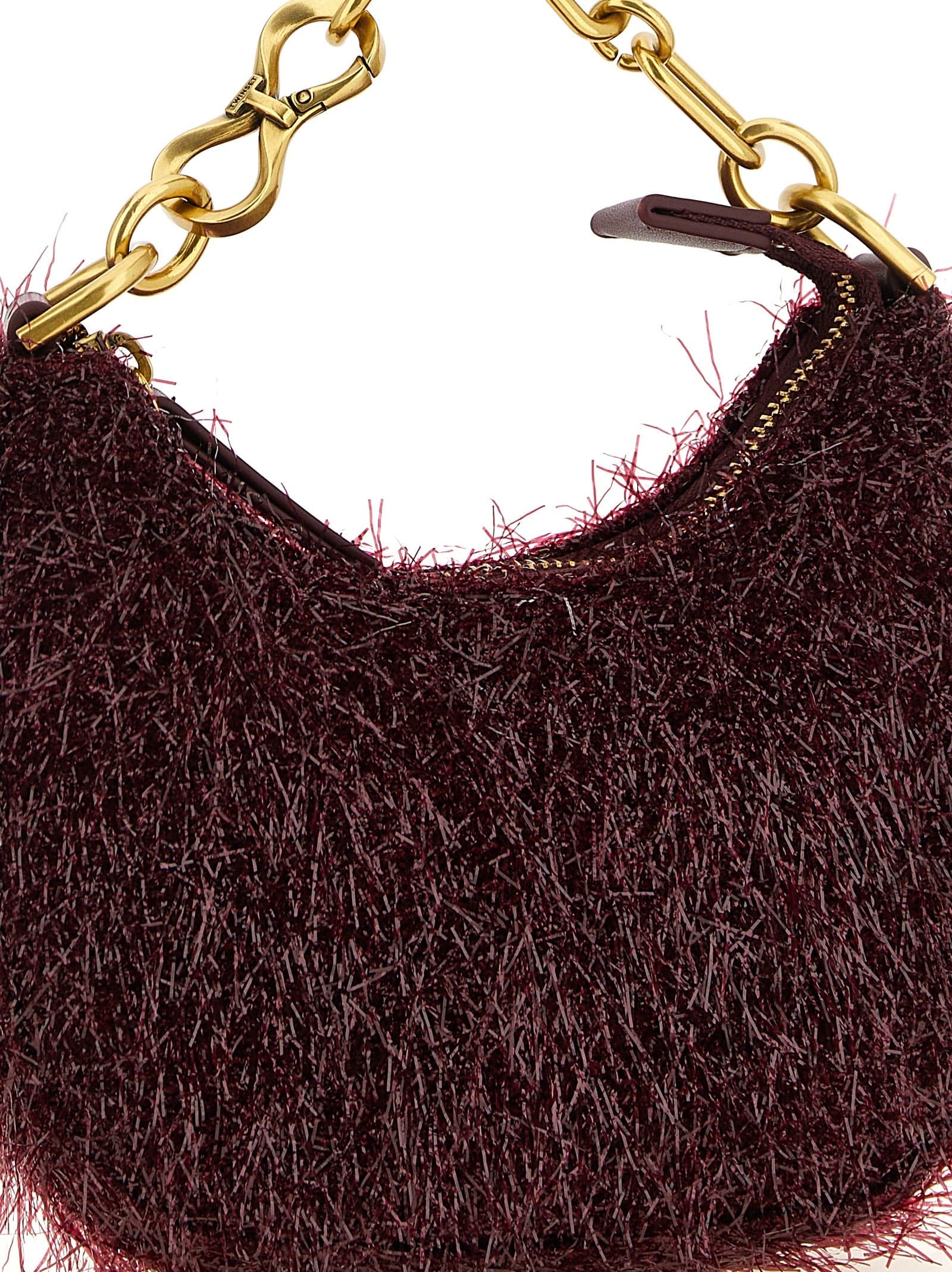 Bordeaux Polyester Handbag - 3