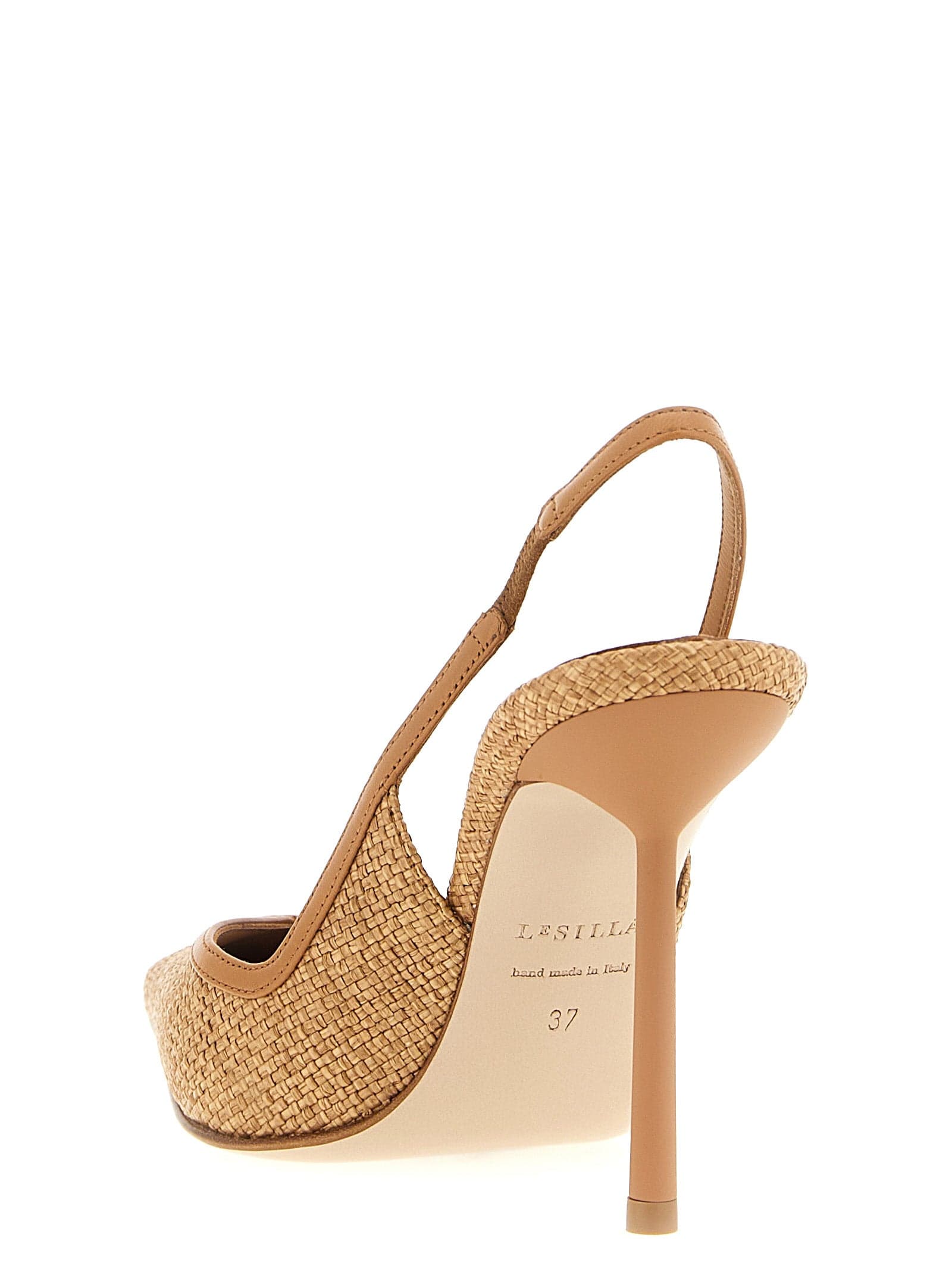Brown Polyamide High Heel Pumps - 3