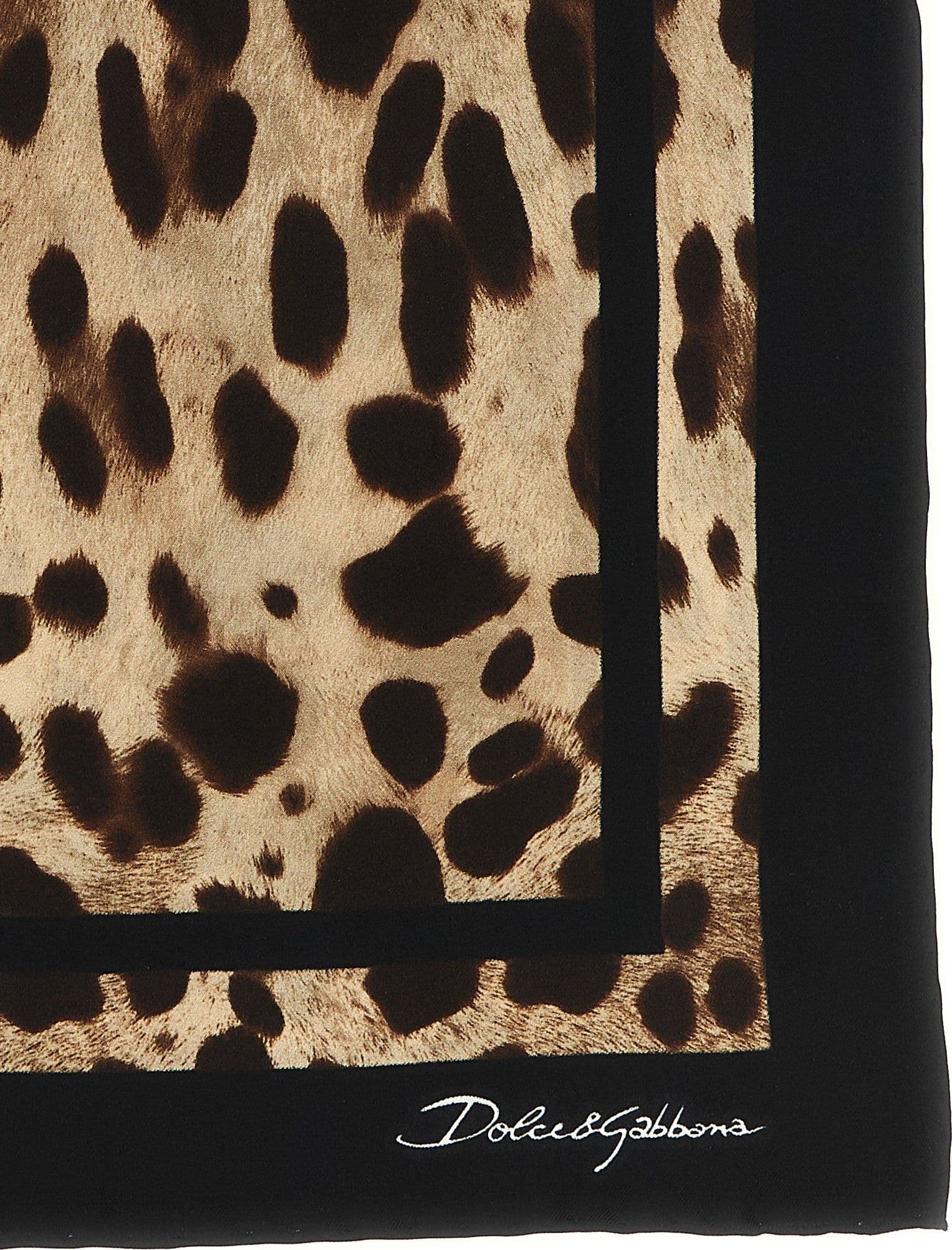 Brown Silk Scarf - 2