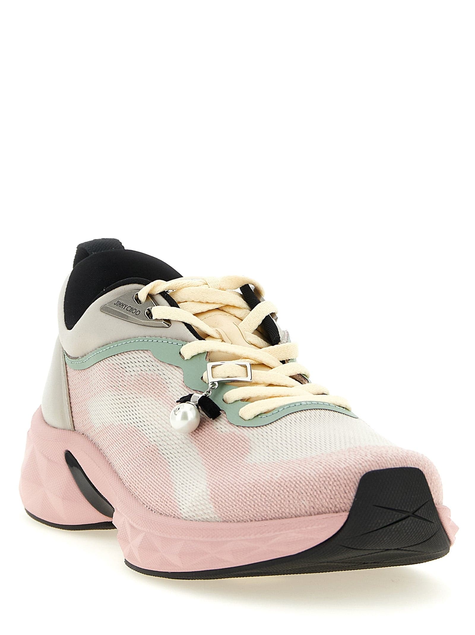 Multicolor Tencel Athletic Sneakers - 2