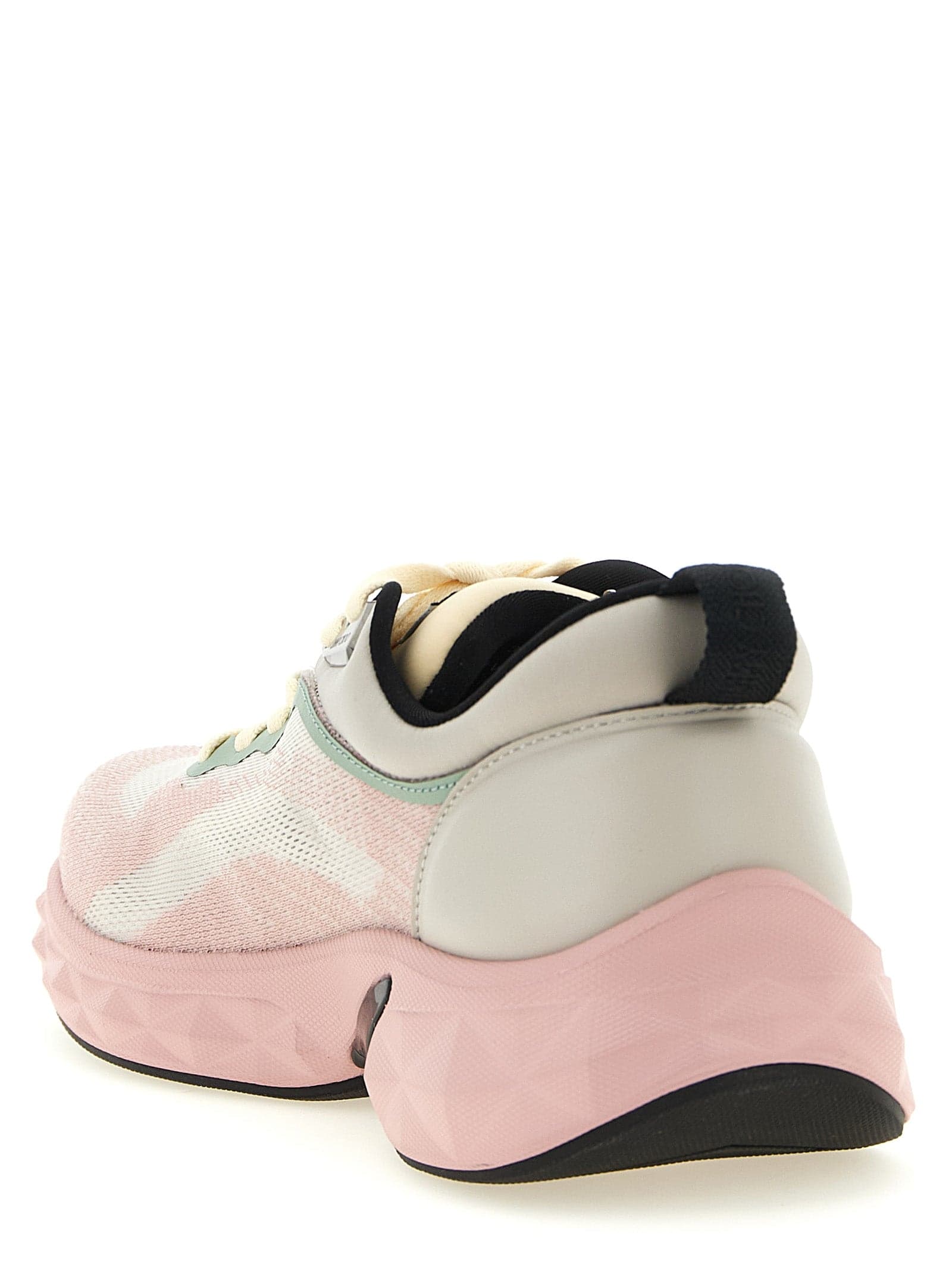 Multicolor Tencel Athletic Sneakers - 3