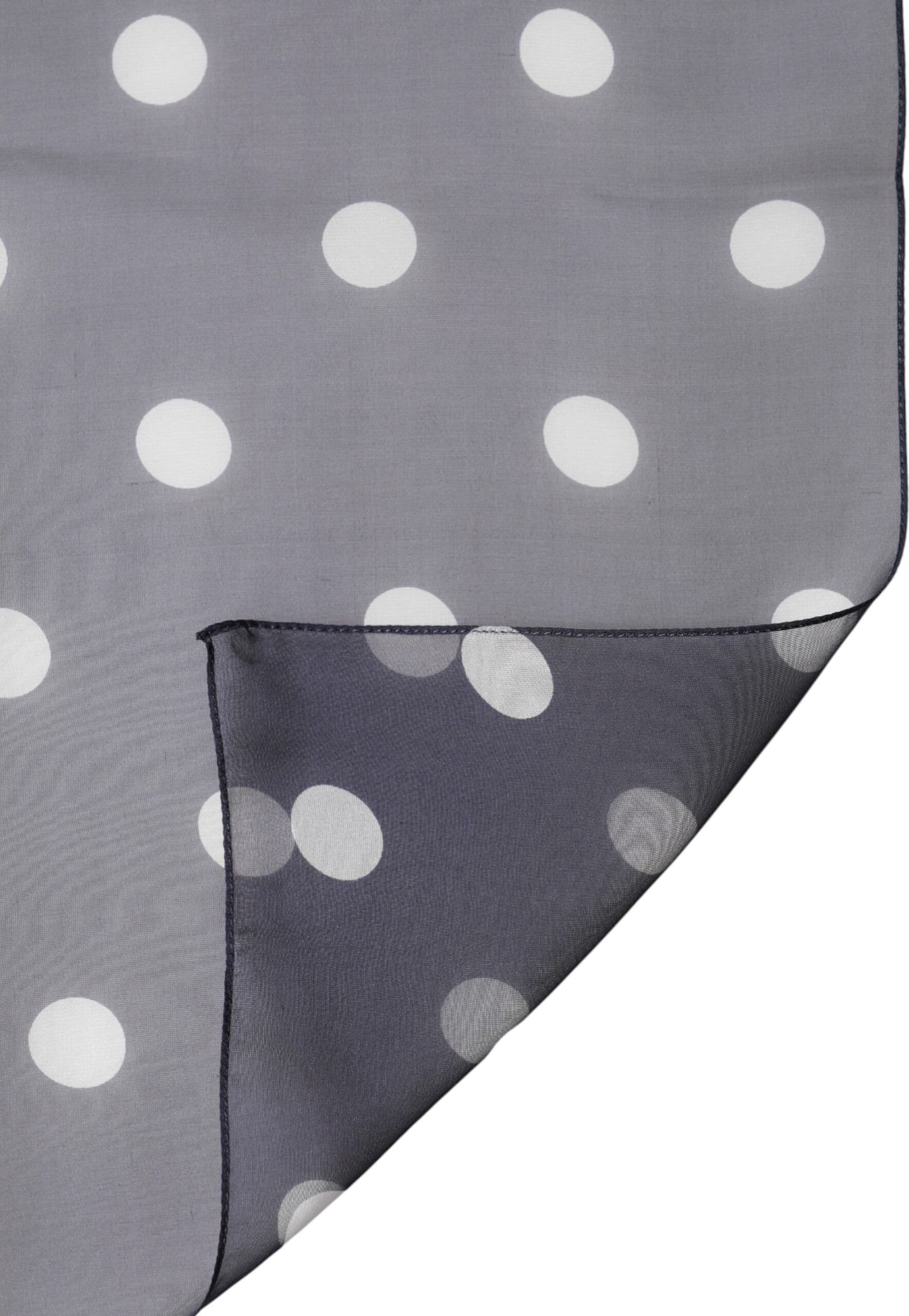 Blue Polka Dot Silk Square Foulard 91.5cm x 89.5cm Scarf - 4