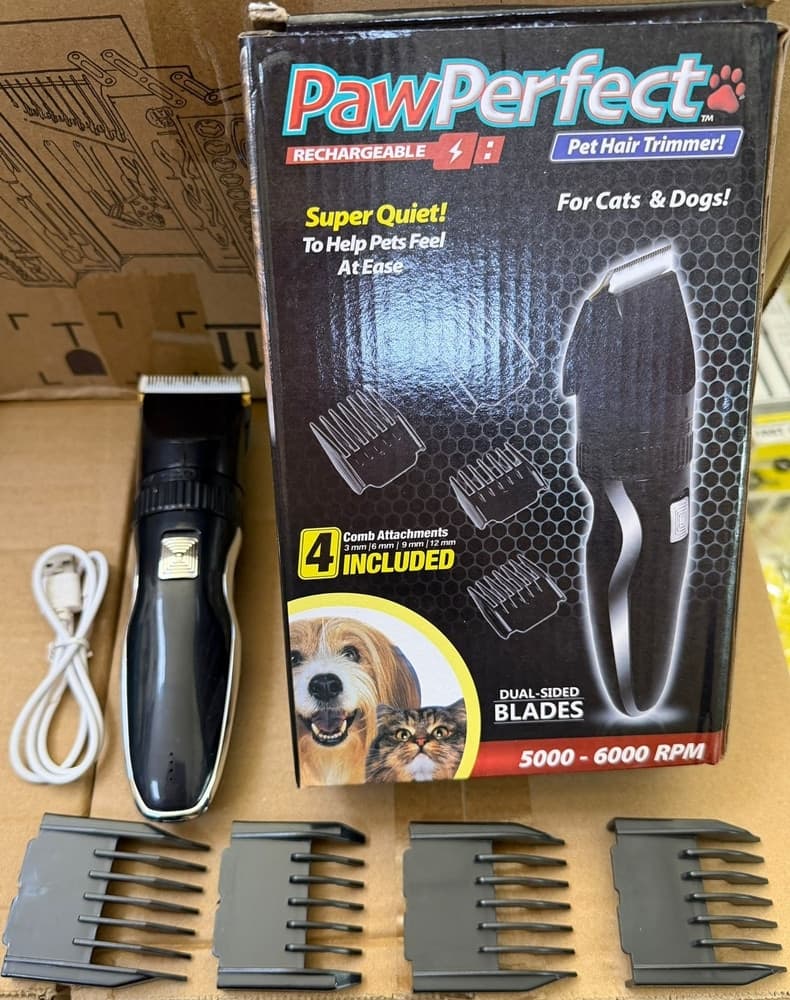 TOSATORE PER CANI GATTI TOSATRICE PROFESSIONALE RASOIO ANIMALI SENZA FILI RICARICABILE - 2