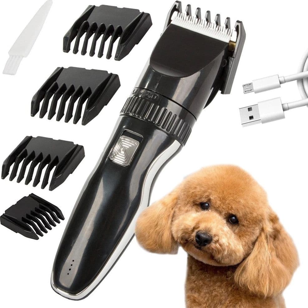 TOSATORE PER CANI GATTI TOSATRICE PROFESSIONALE RASOIO ANIMALI SENZA FILI RICARICABILE - 12