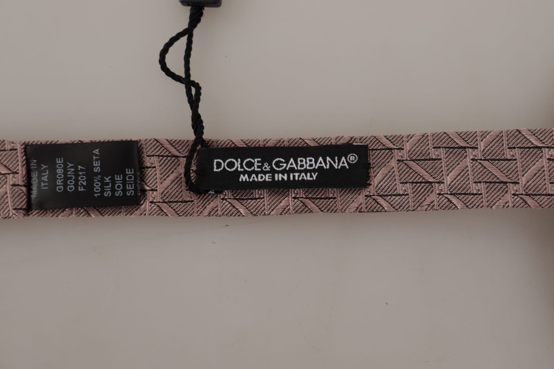 Gray Fantasy Print Adjustable Neck Papillon Bow Tie - 2