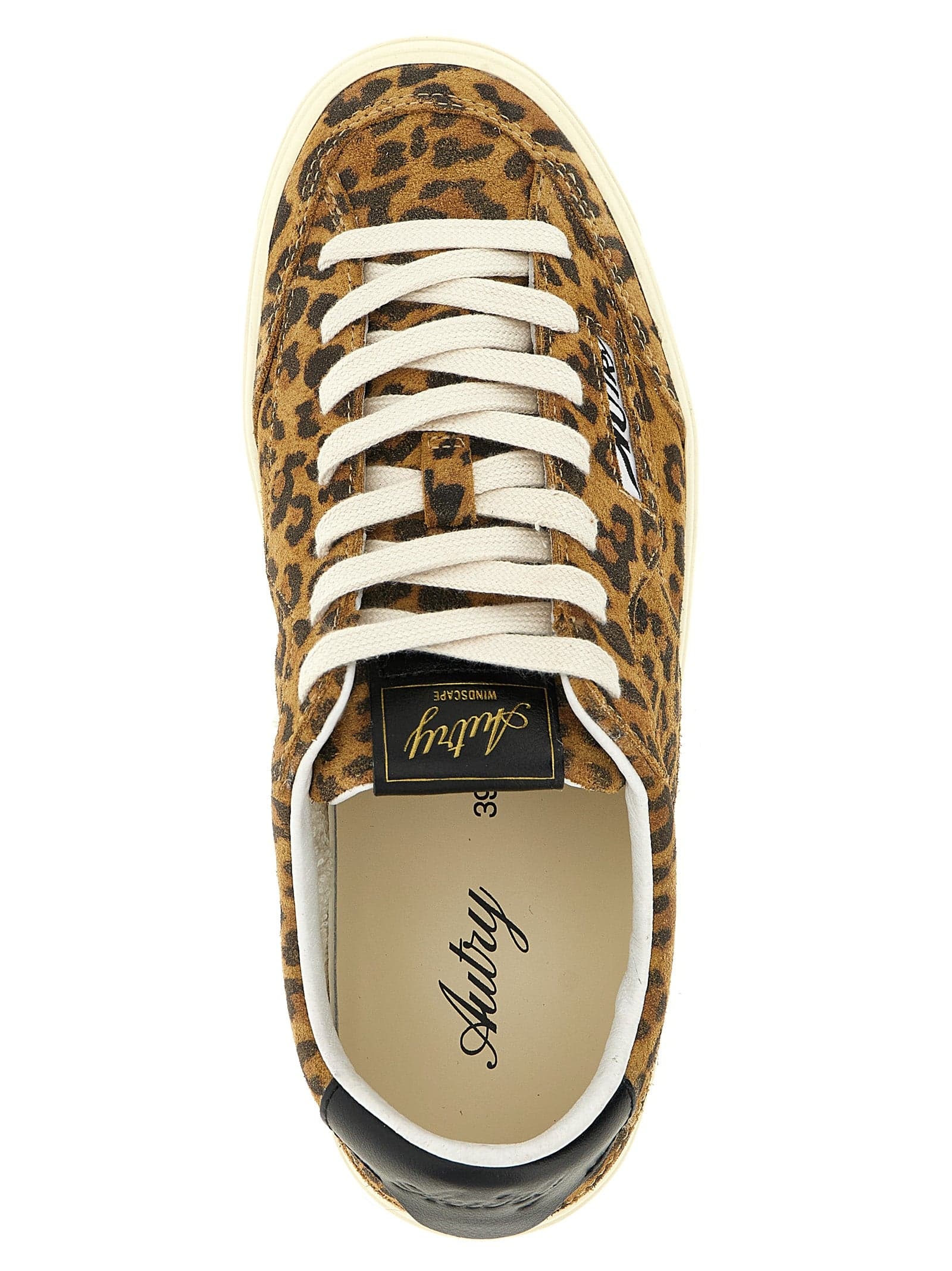 Brown Cowhide Low Top Sneakers - 4