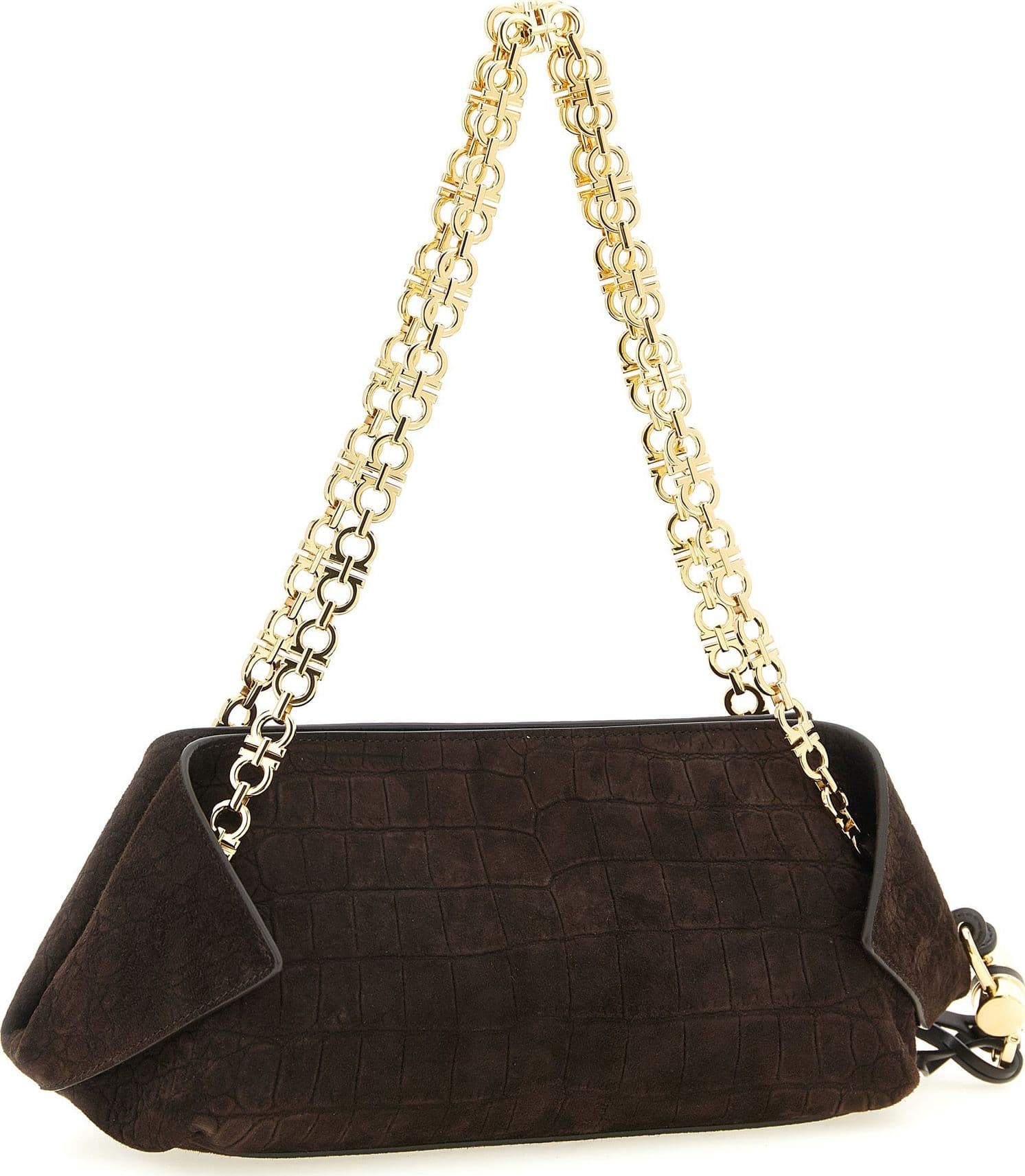 Brown Goatskin Shoulder Bag - 2