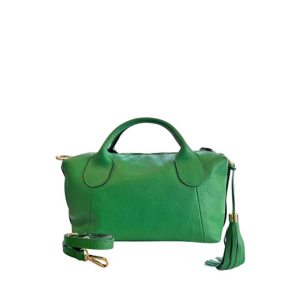 Green Leather Women Handbag - 3