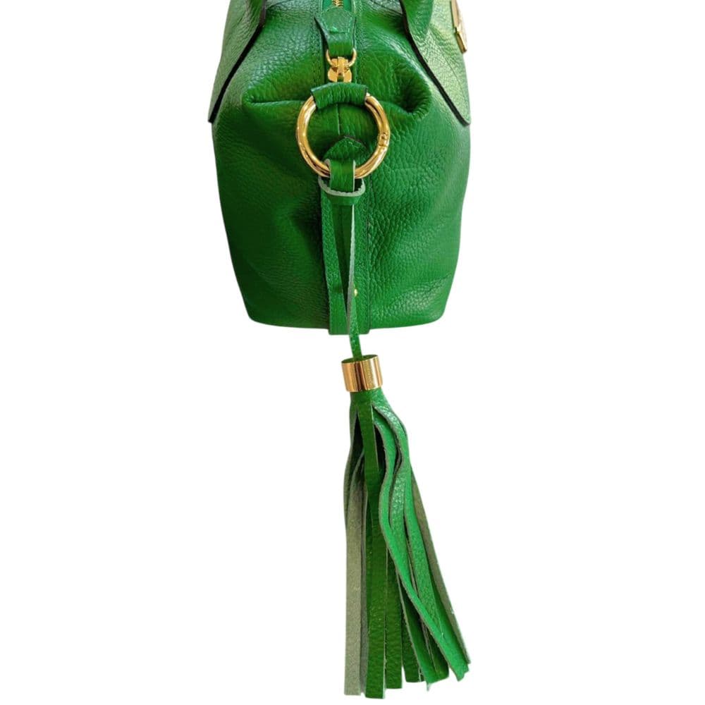 Green Leather Women Handbag - 6