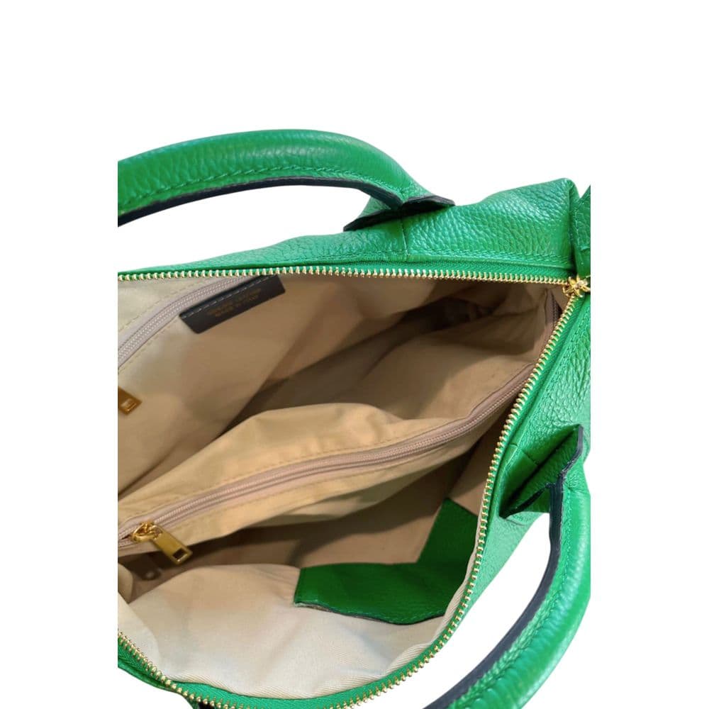 Green Leather Women Handbag - 8