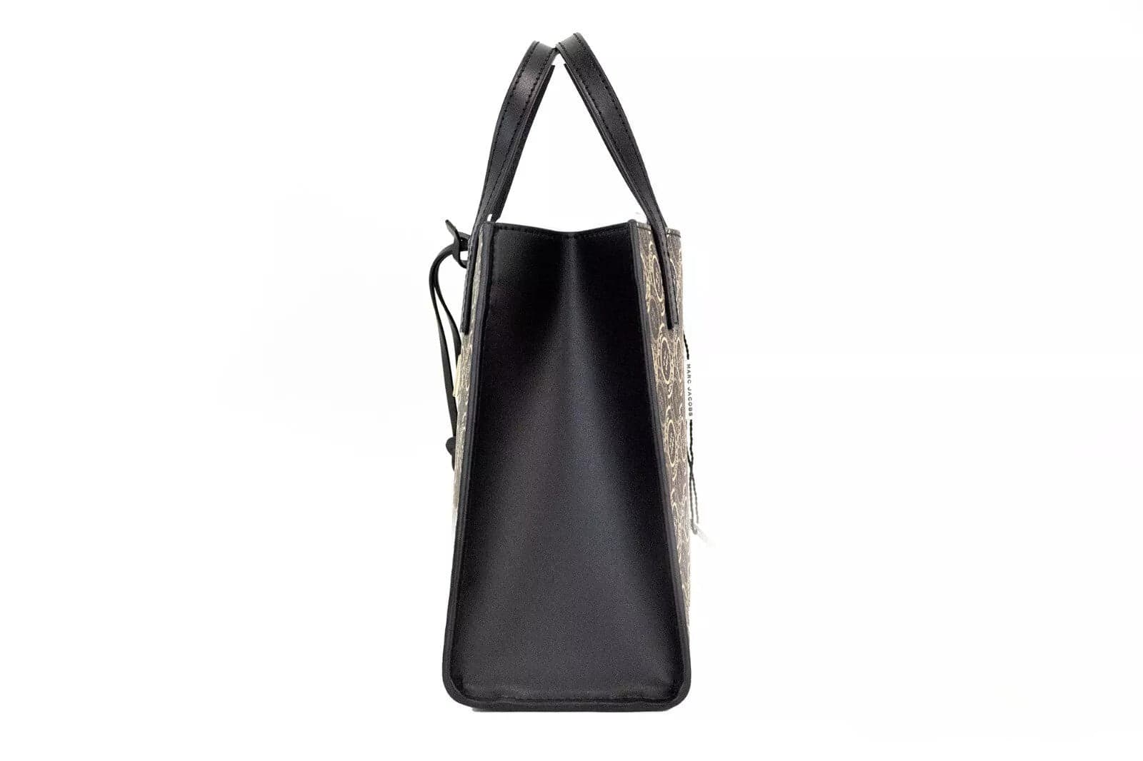 Marc Jacobs Mini Grind Signet Printed Leather Crossbody Tote Handbag Purse - 3