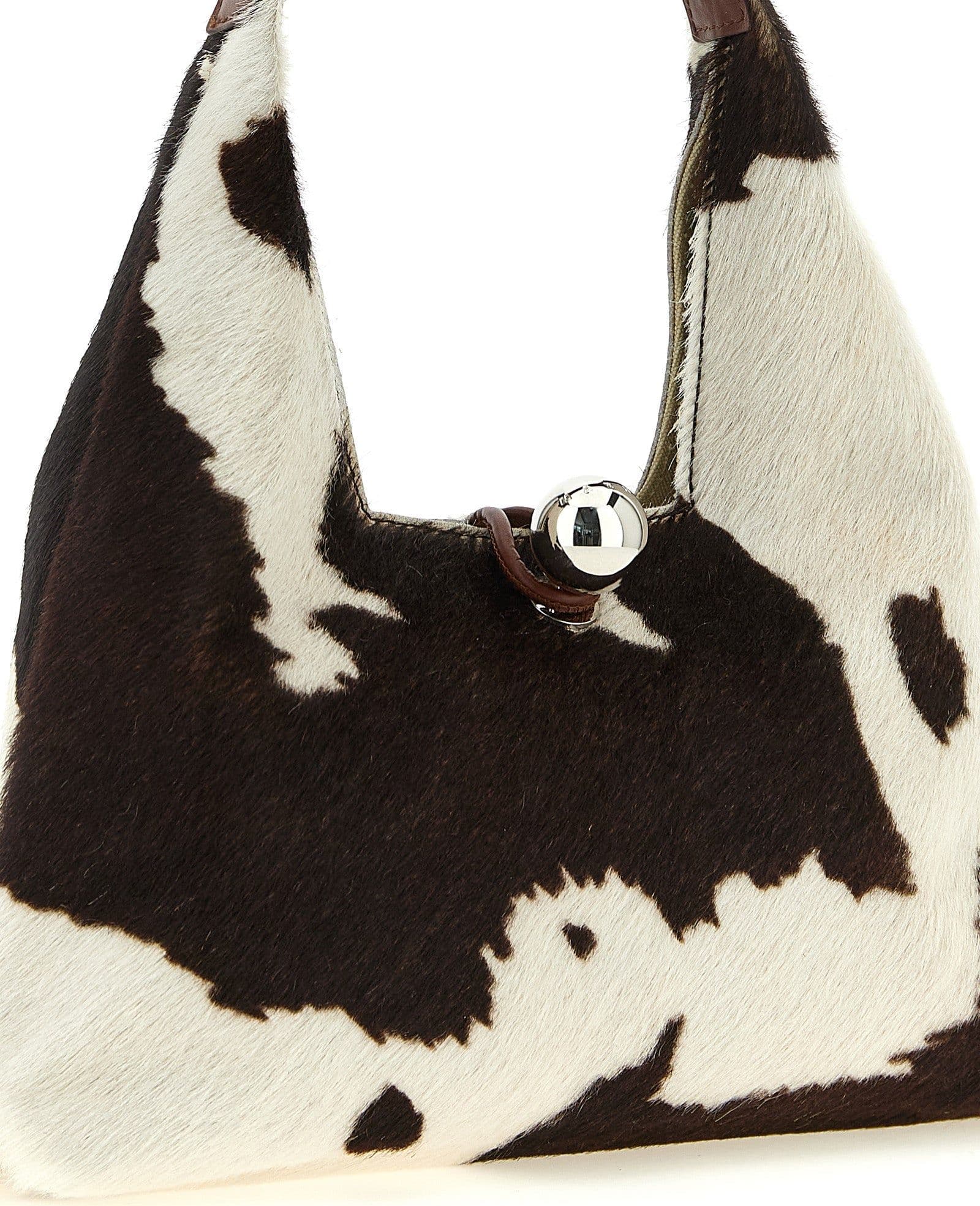 Brown Calfskin Handbag - 3