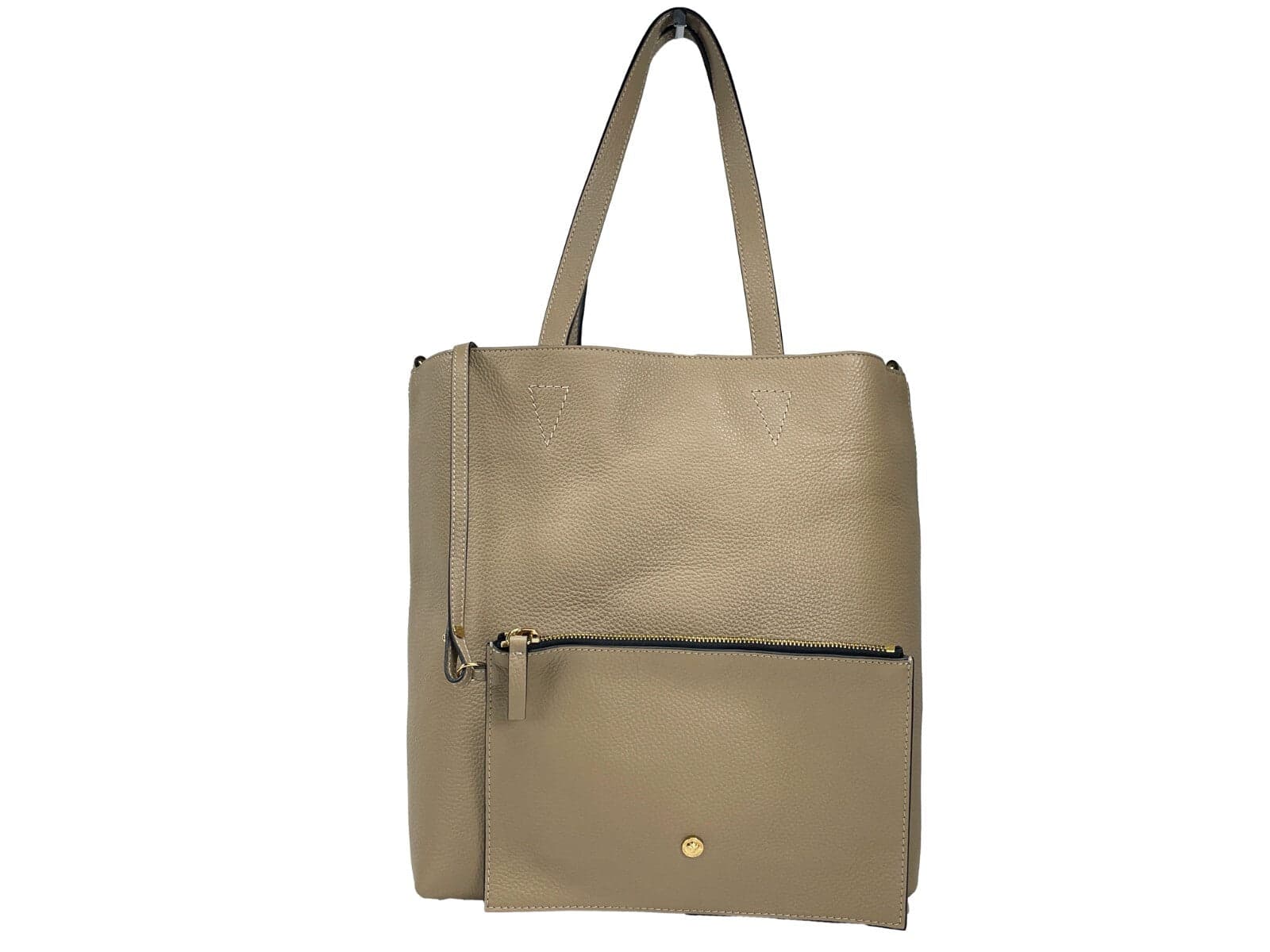 Versace Medusa Large Leather Tote Bag With Pouch - 4