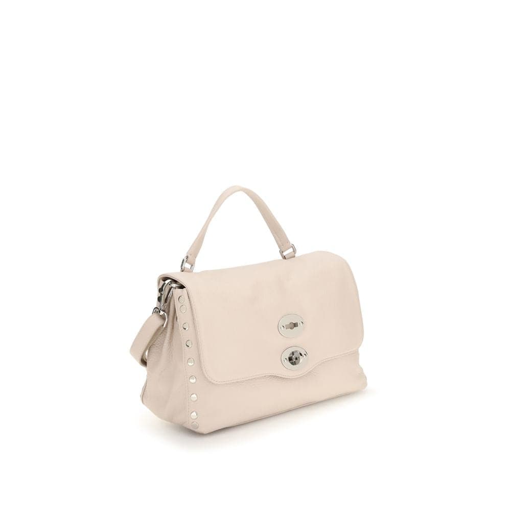 Beige Calf Leather Bos Taurus Handbag - 2