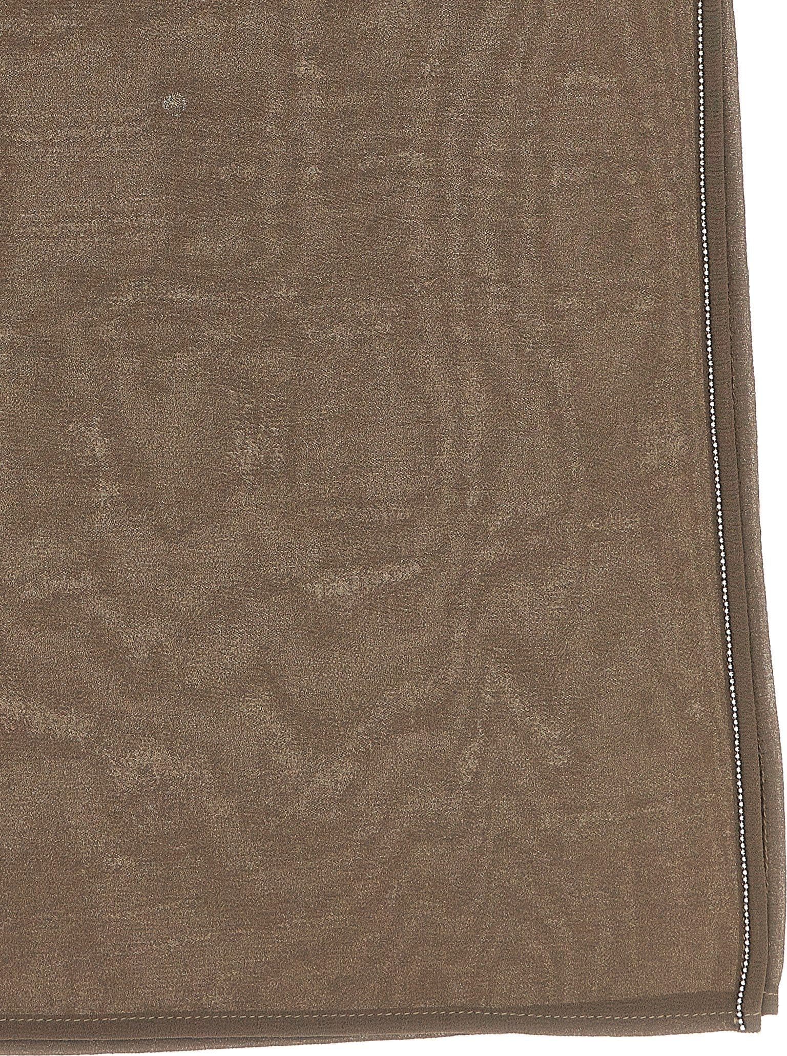 Brown Polyester Scarf - 2