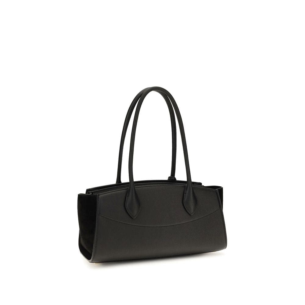 Black Calf Leather Bos Taurus Shoulder Bag - 3