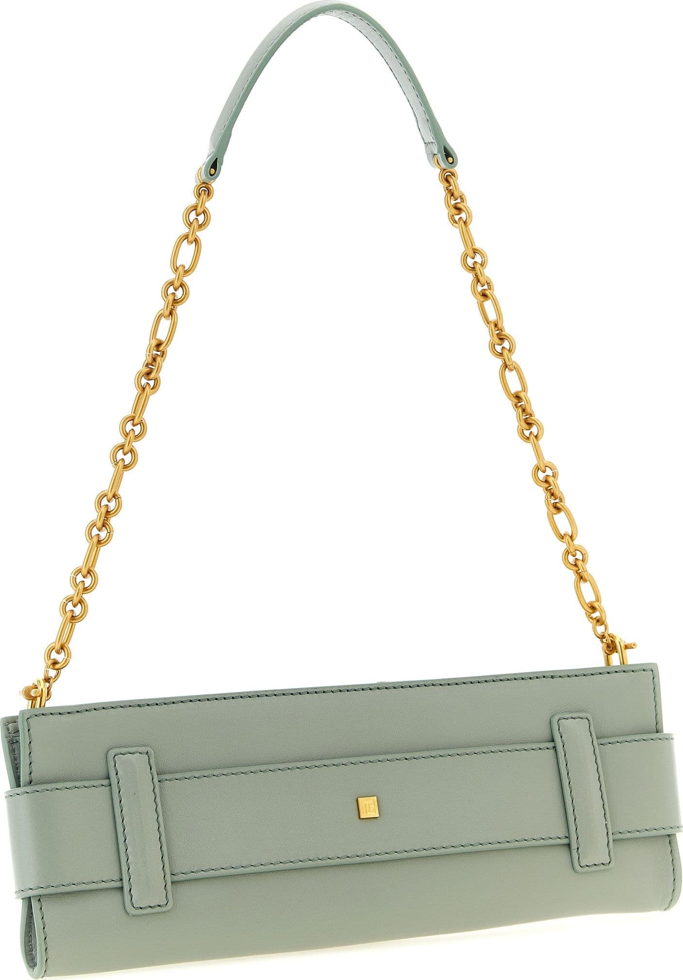 Bicolor Calfskin Clutch Bag - 2