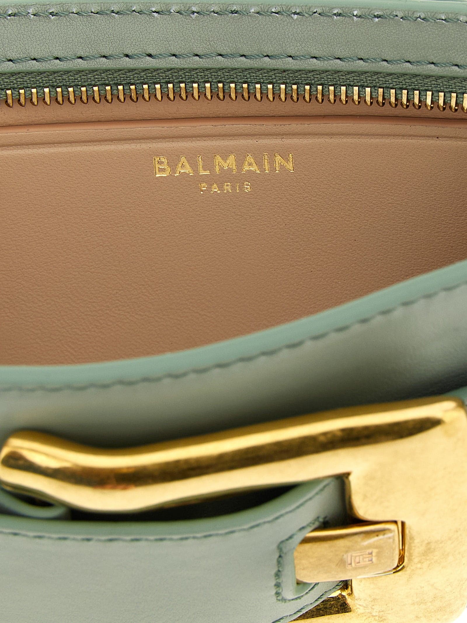 Bicolor Calfskin Clutch Bag - 4