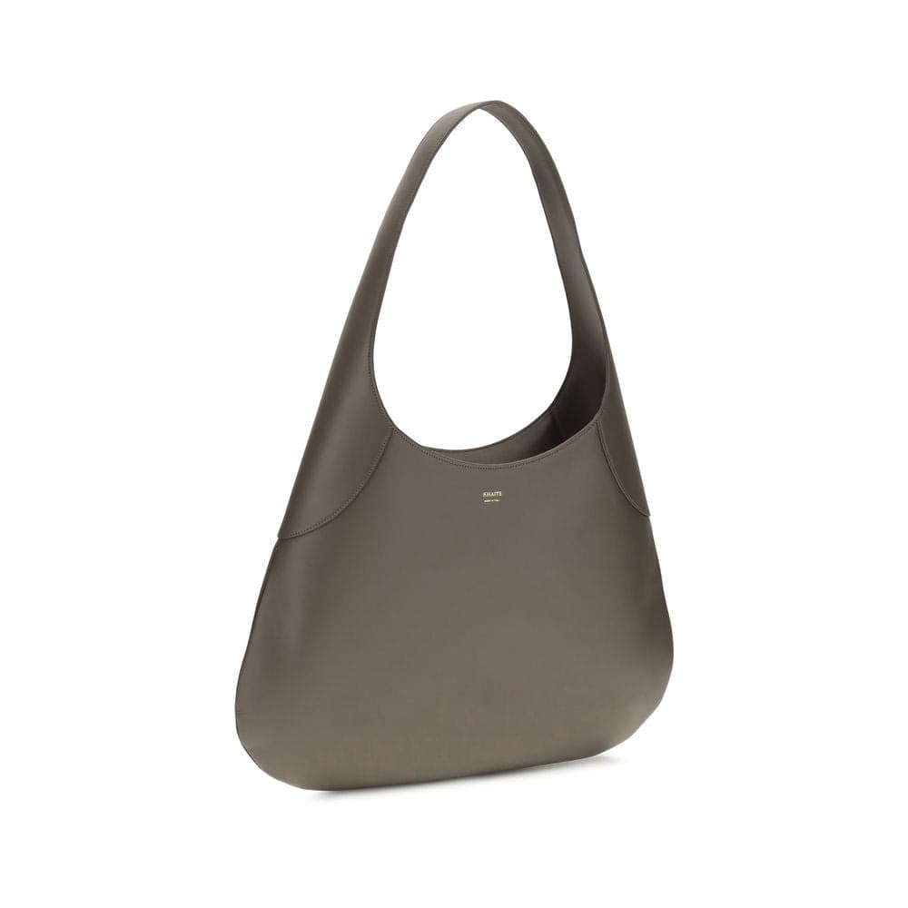 Gray Calf Leather Bos Taurus Handbag - 2