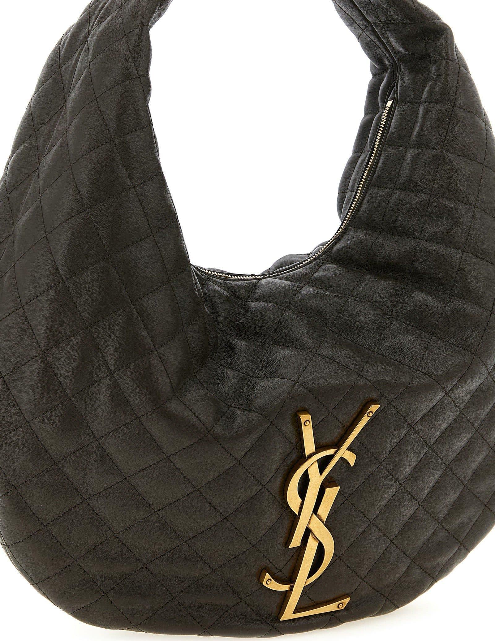Brown Lamb Leather Shoulder Bag - 3
