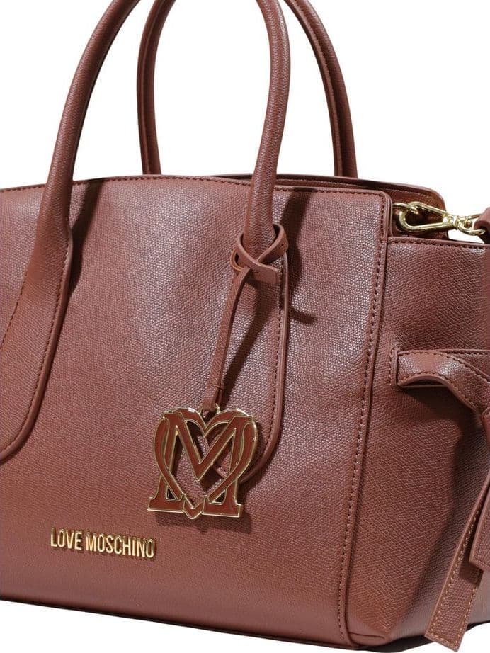 Brown Polyethylene Handbag - 4
