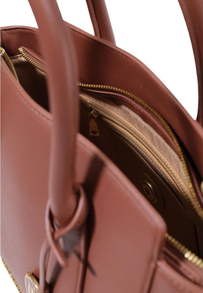 Brown Polyethylene Handbag - 5